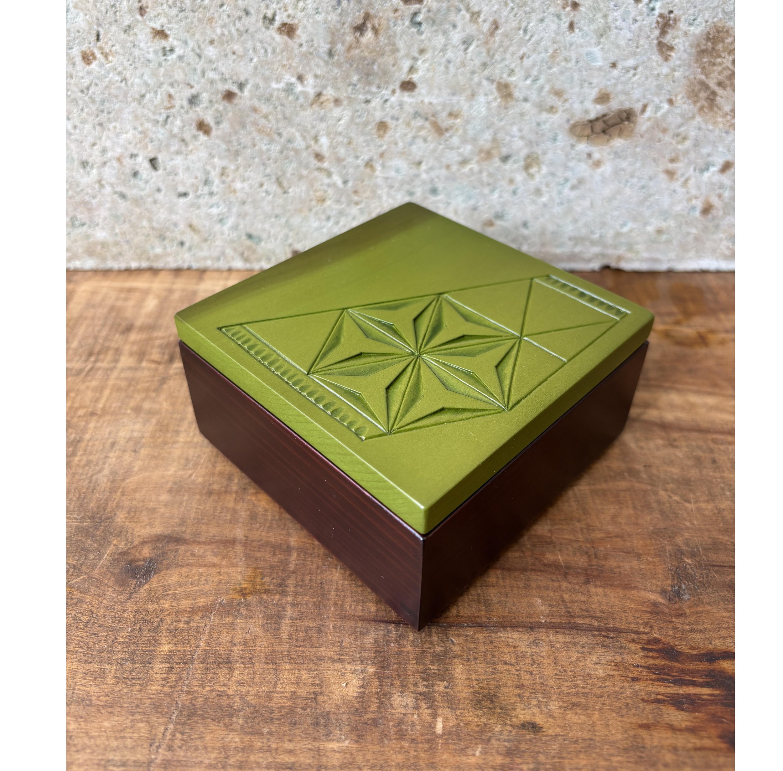 Te-bako - Asanoha - Matcha and Brown