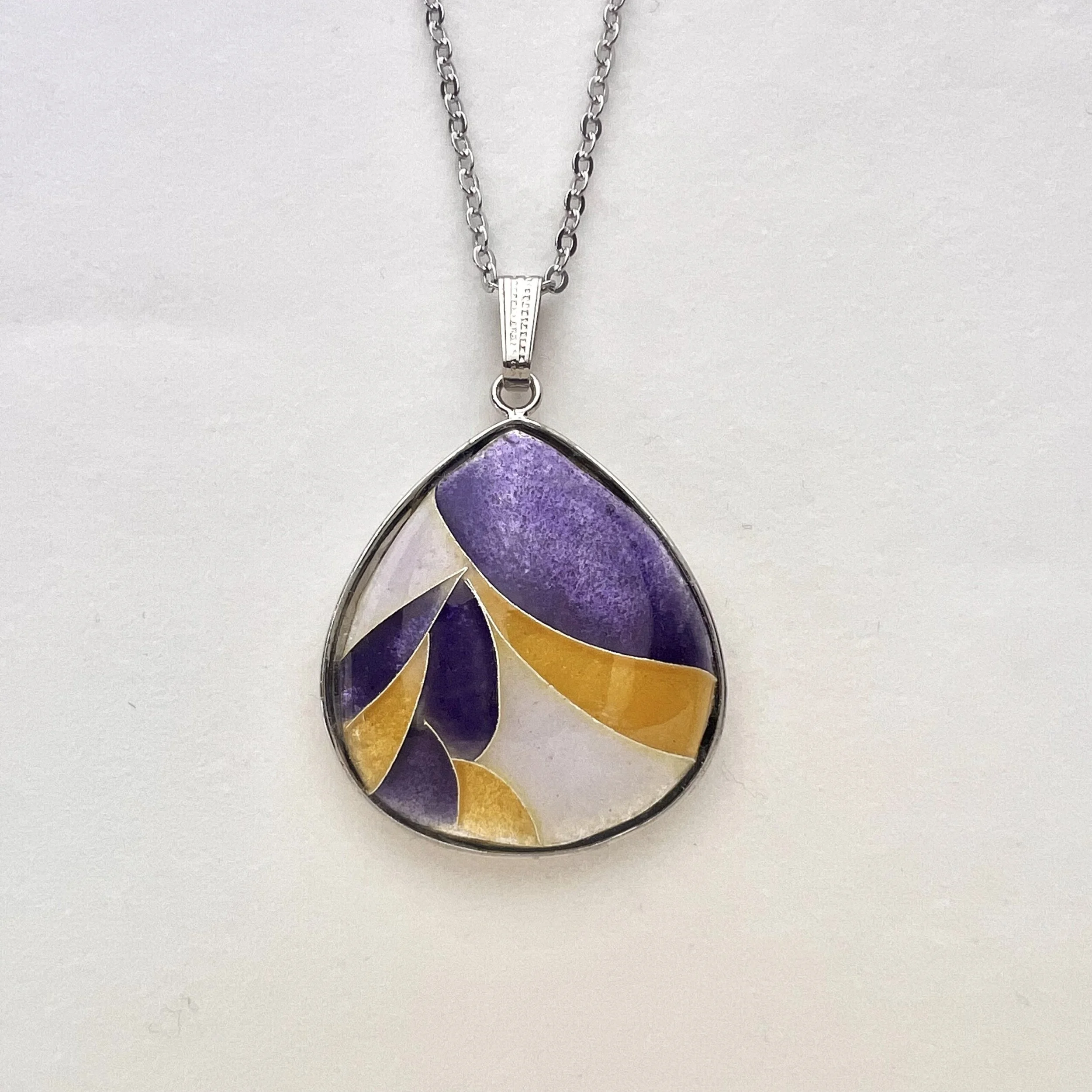 "Purple and Yellow Leaves"