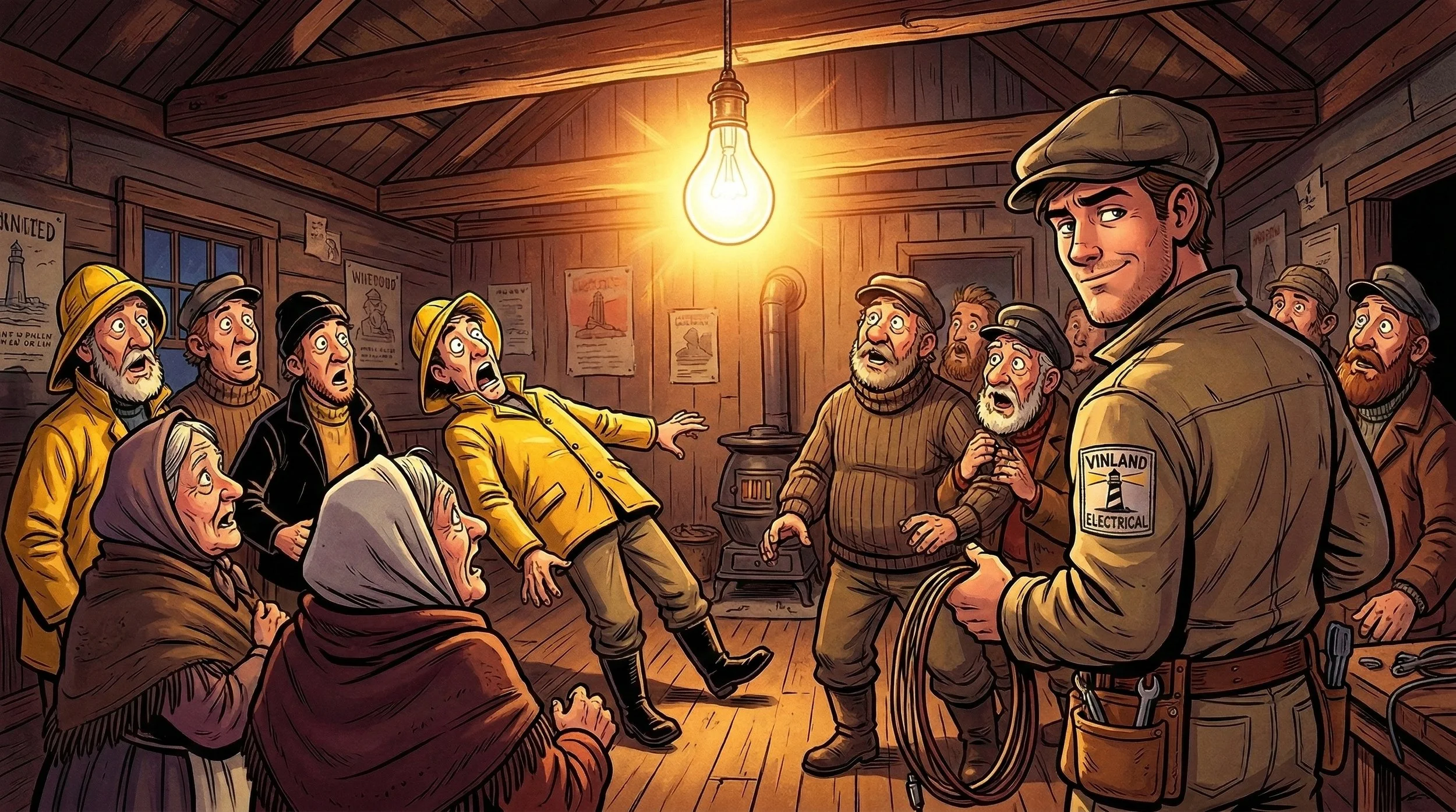 The First Electric Light in Bay Roberts