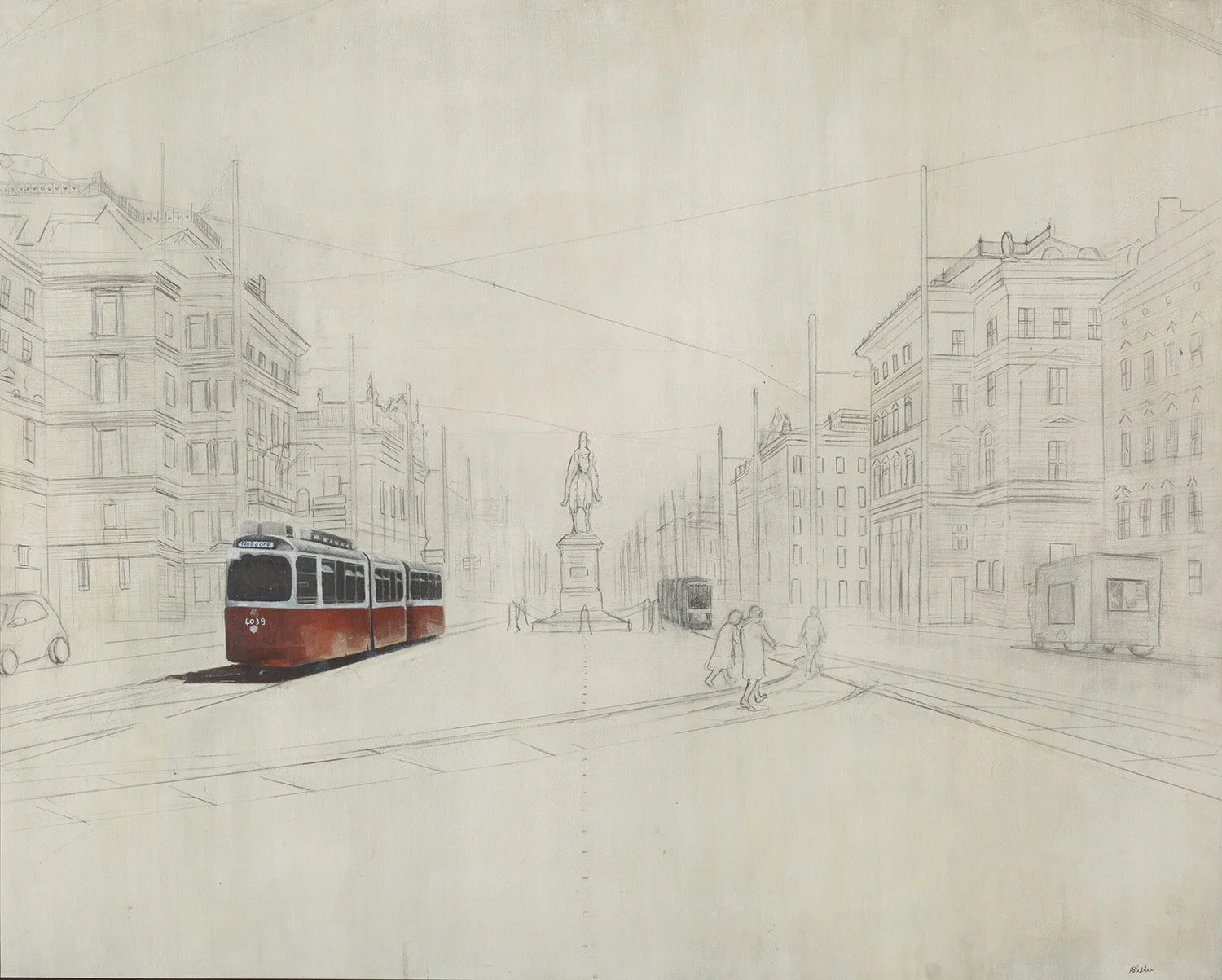 Red Tram, 2014, Vienna