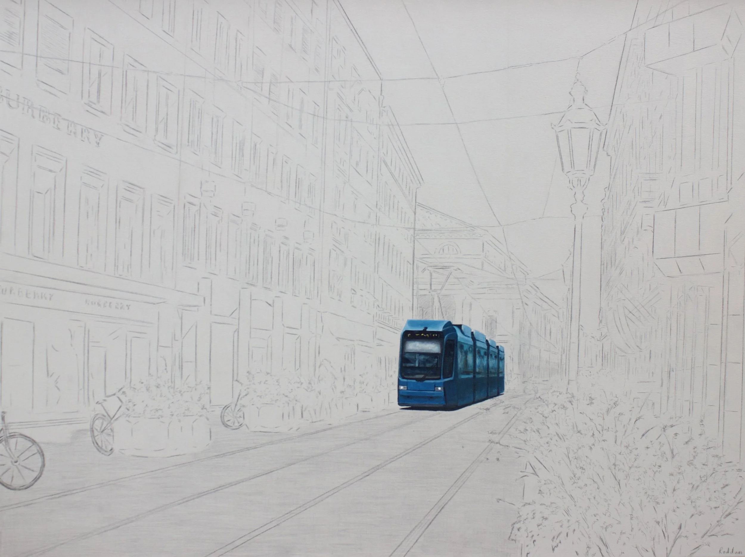Blue Tram, Munich (Perusastr), 2022