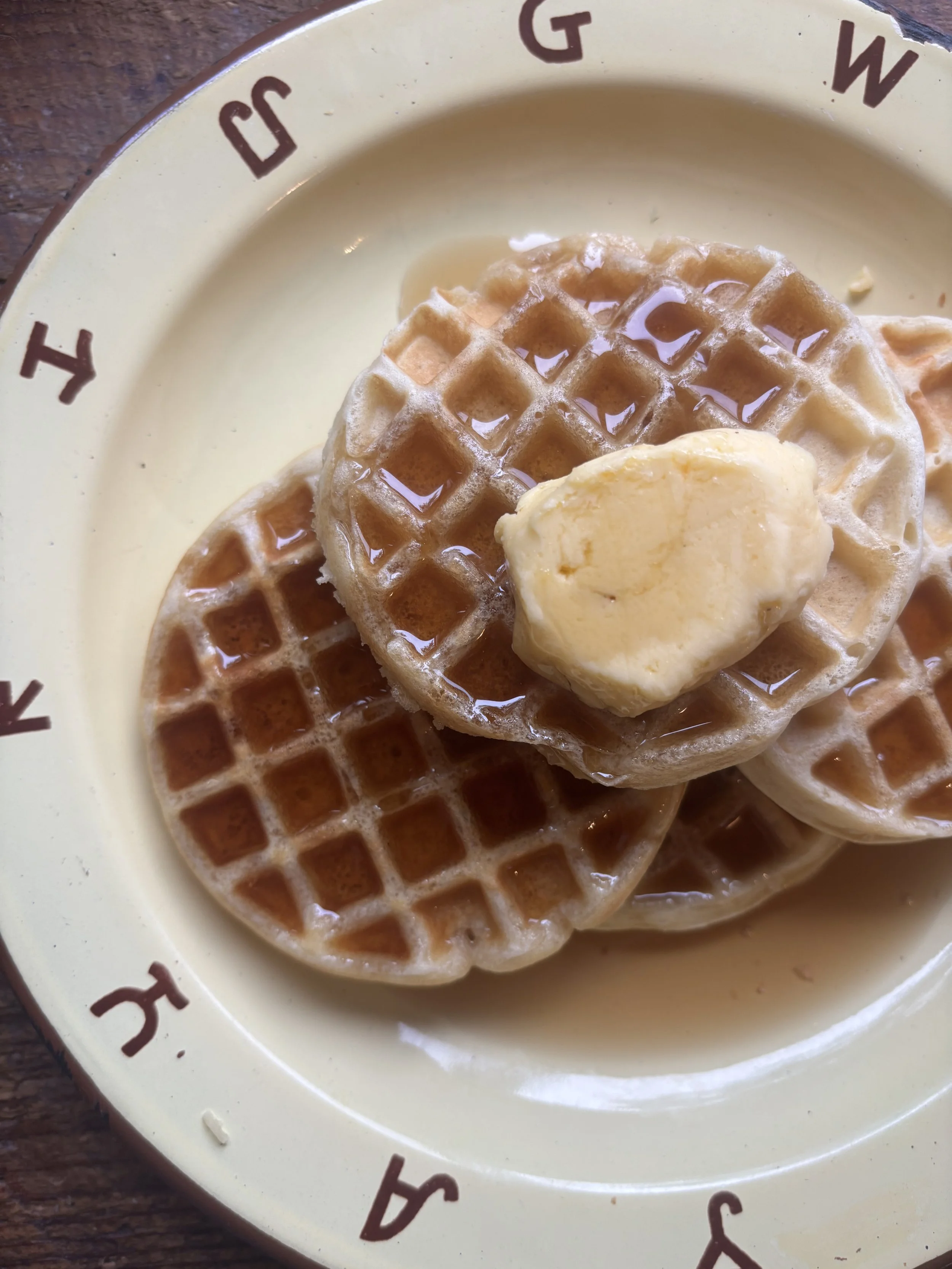 Homemade Waffles from Scratch