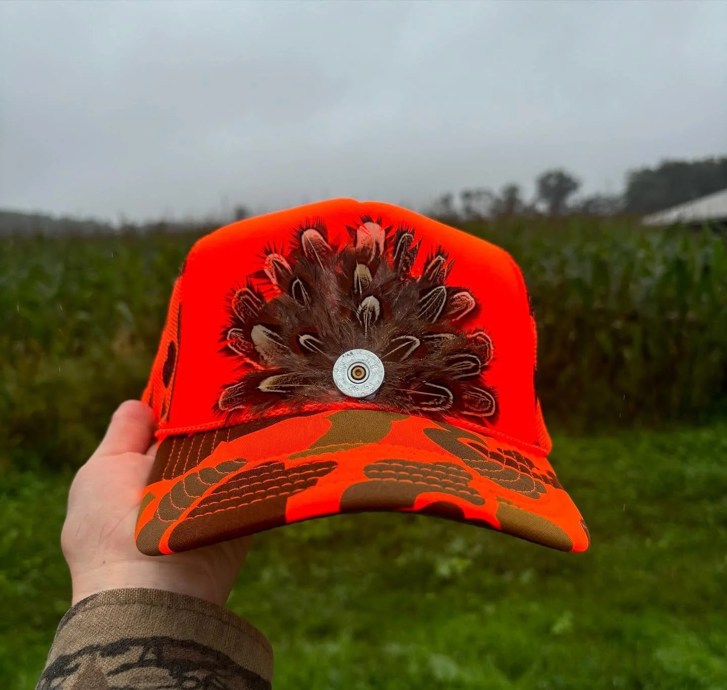 Yeehaw Hat &ndash; Pheasant Feather Trucker 🪶 

Our customizable Yeehaw Hat is made for the gals who feel just as at home in hunting camp or the barn!

SET YOUR ALARMS 🚨 
Pre-orders open LABOR DAY September 1st @ 5:30PM. Only a limited number of pr