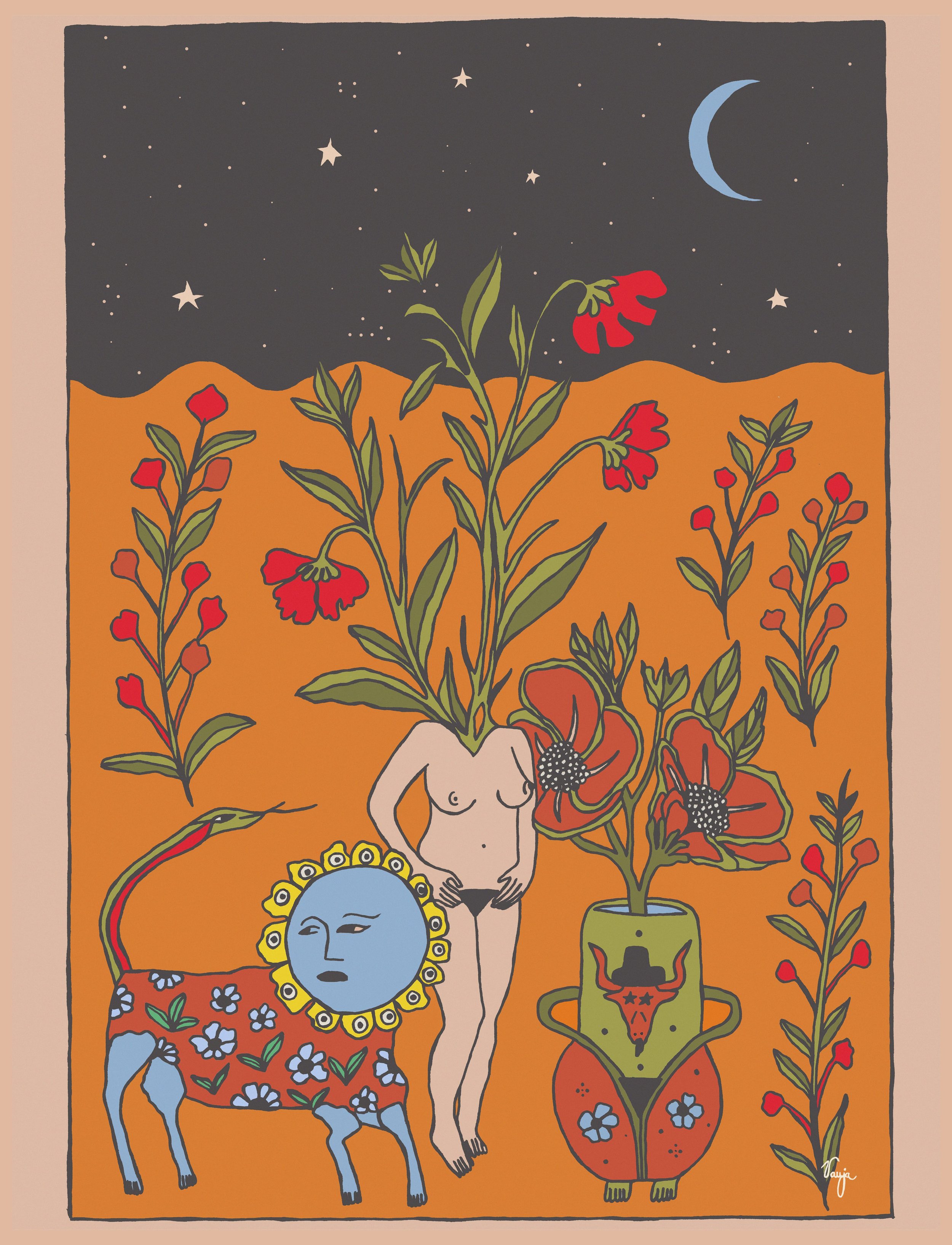 New Moon In Tepoztlan 13x17in jpg.jpg
