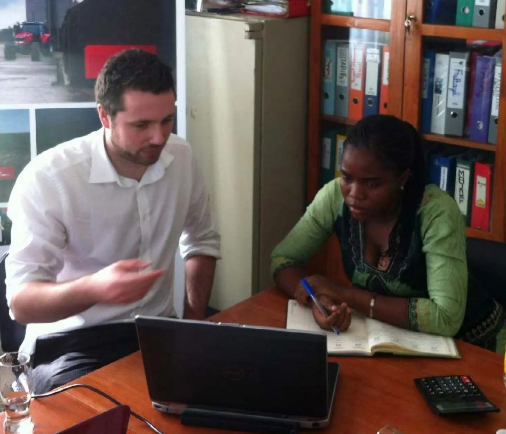 Animation d'une formation commerciale au Benin en 2013
