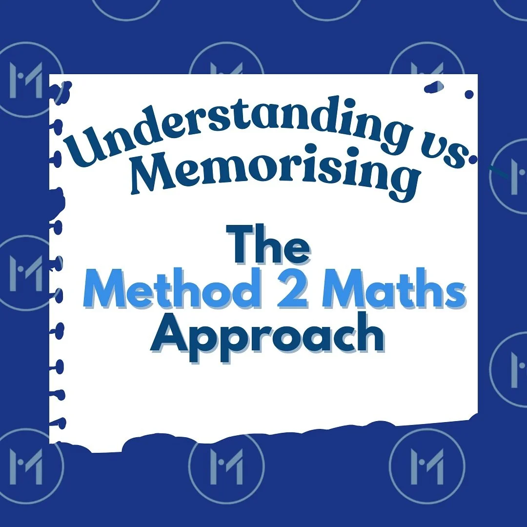 🆕&nbsp;Article Alert 🤩&nbsp;

➡️&nbsp;Swipe to see a few snippets of the piece, check out our website for the full thing! 

🚫 Memorising formulas &ne; mastering maths.
✅ Understanding concepts = confidence + adaptability.

At Method2Maths, we focu