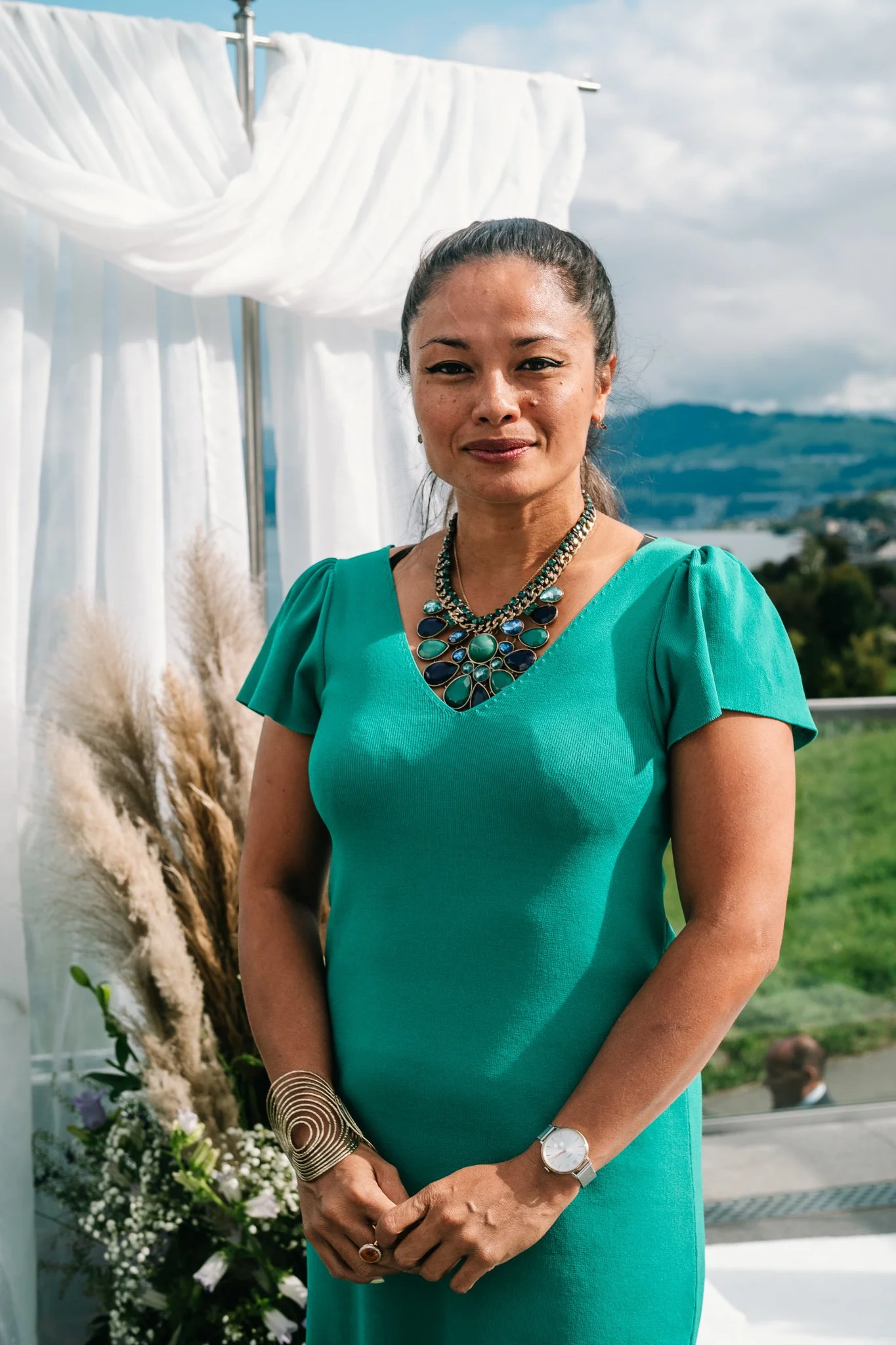 Tasha Jay bei einer freien Trauung in Zürich