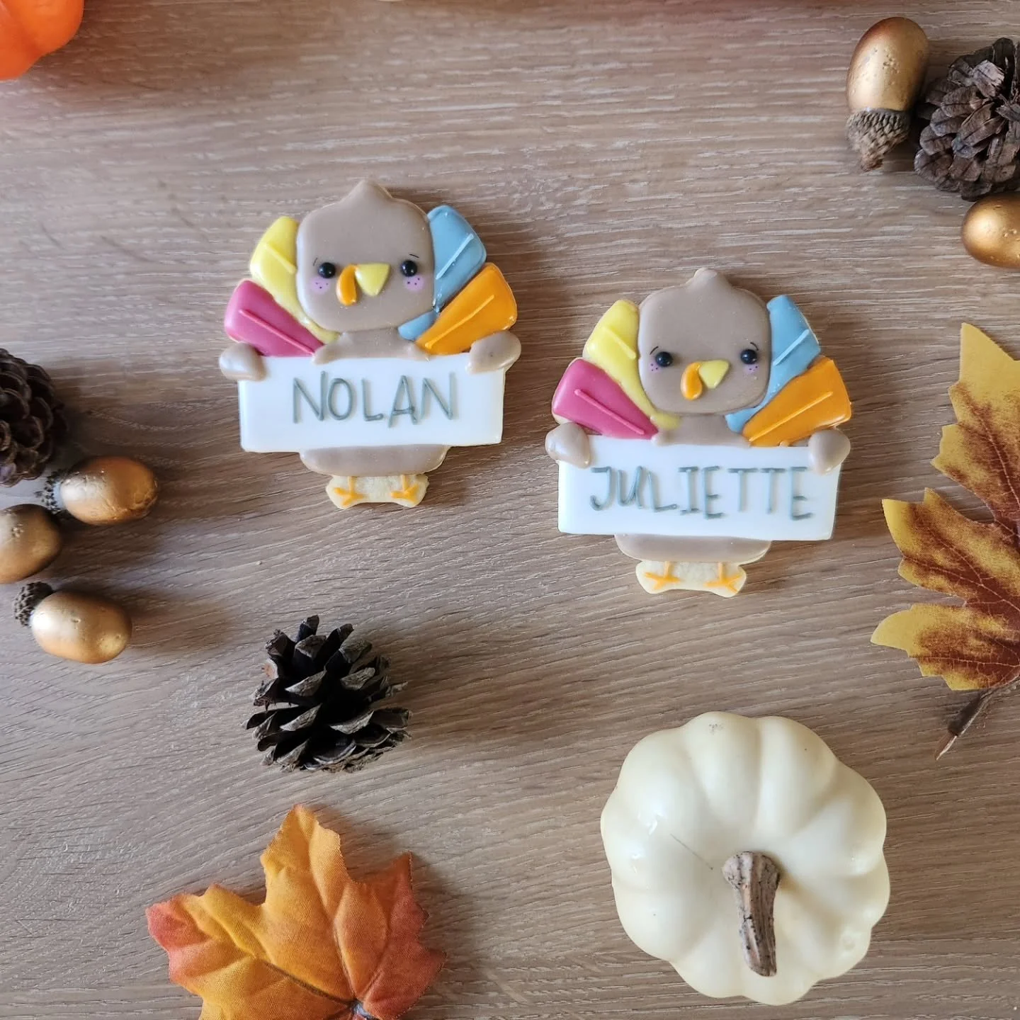 Today is the last day to order Thanksgiving cookies for pick up next week!! Lots of options, head to our new website to check them out. !Link in bio. 

#thanksgivingcookies #thankful #customcookies #personalizedcookies #sugarcookies #thankfulforyou #