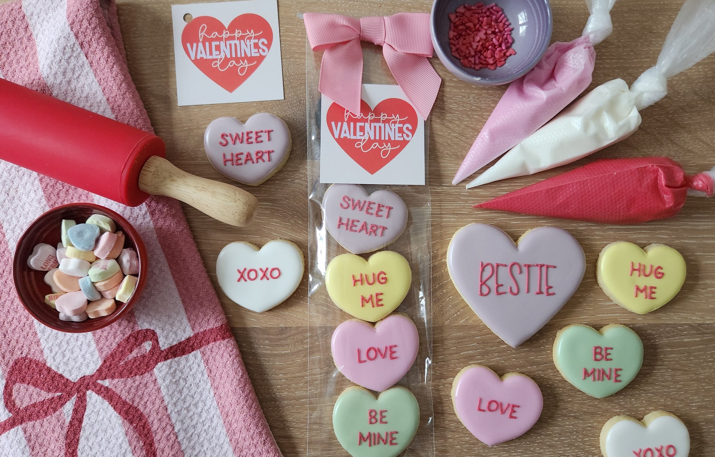 Mini Conversation Heart 4-pack