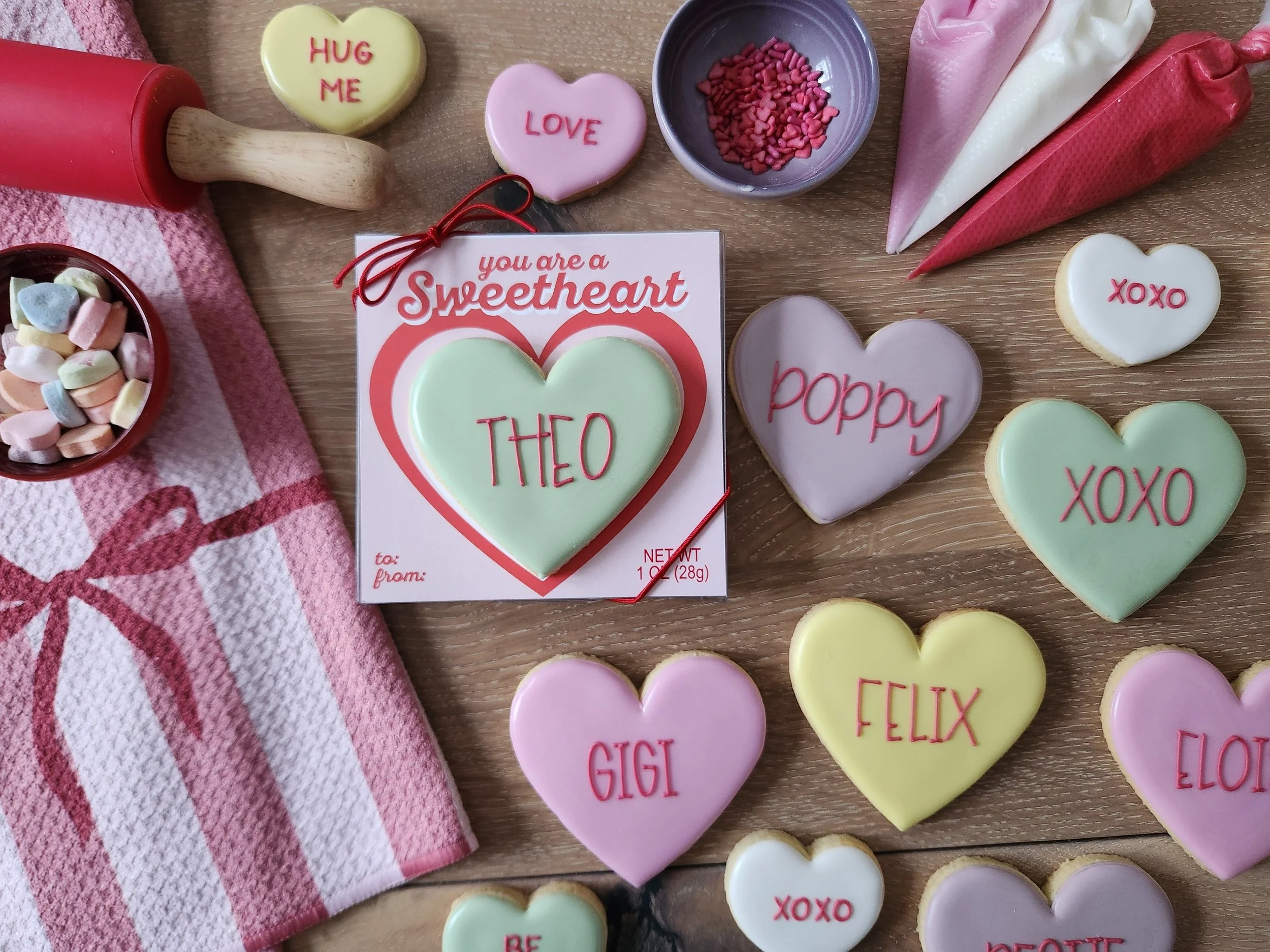 Personalized Sweetheart Cookie