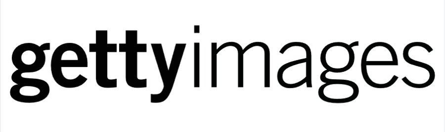 Getty Images logo with black text on a white background.