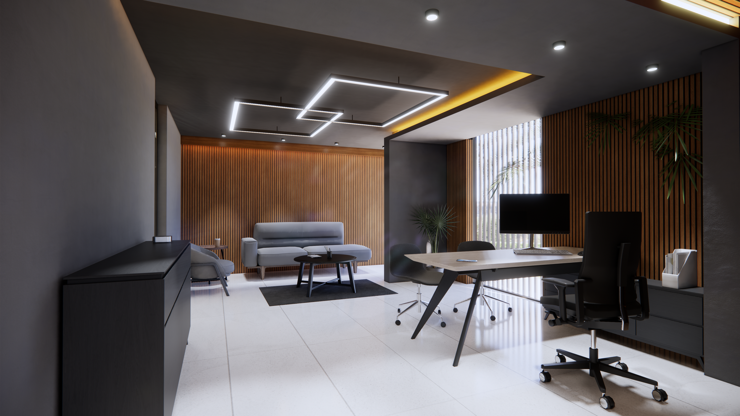 Remodelación de oficinas administrativas en el complejo industrial 
