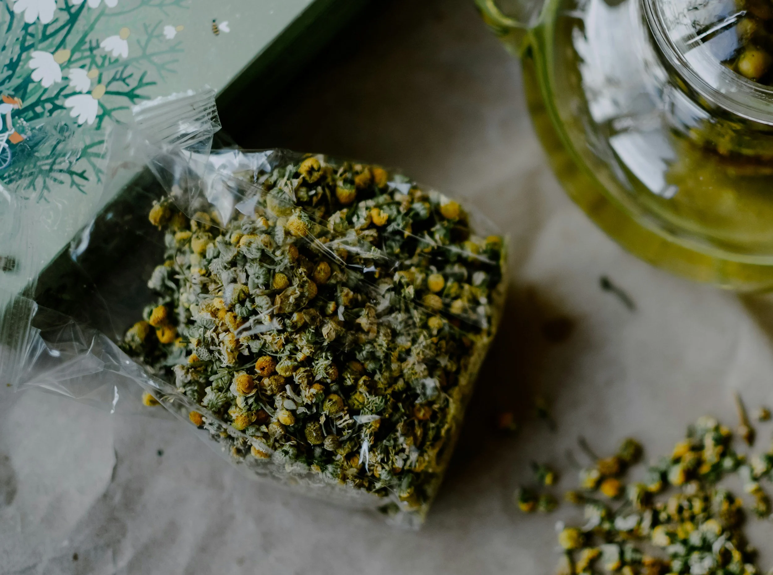 Chamomille and lemon balm loose tea