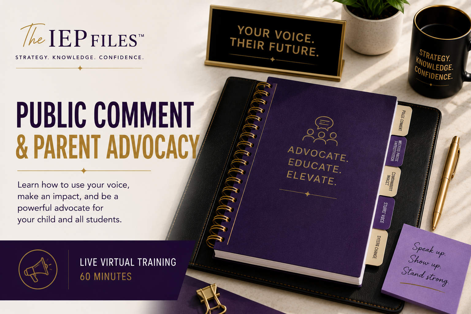 Public Comment &amp; Parent Advocacy | Live Virtual Training