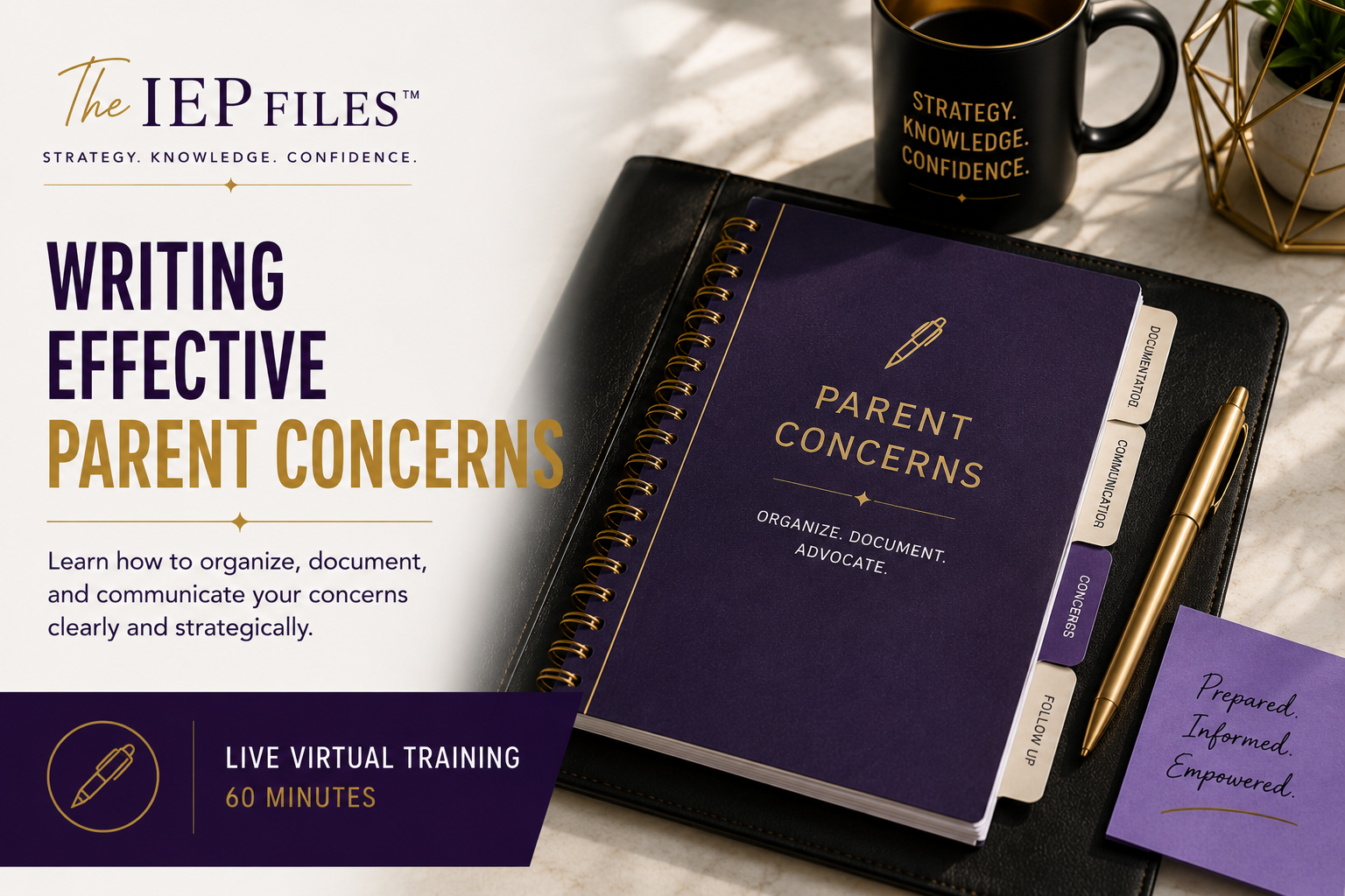 Writing Effective Parent Concerns | Live Virtual Training