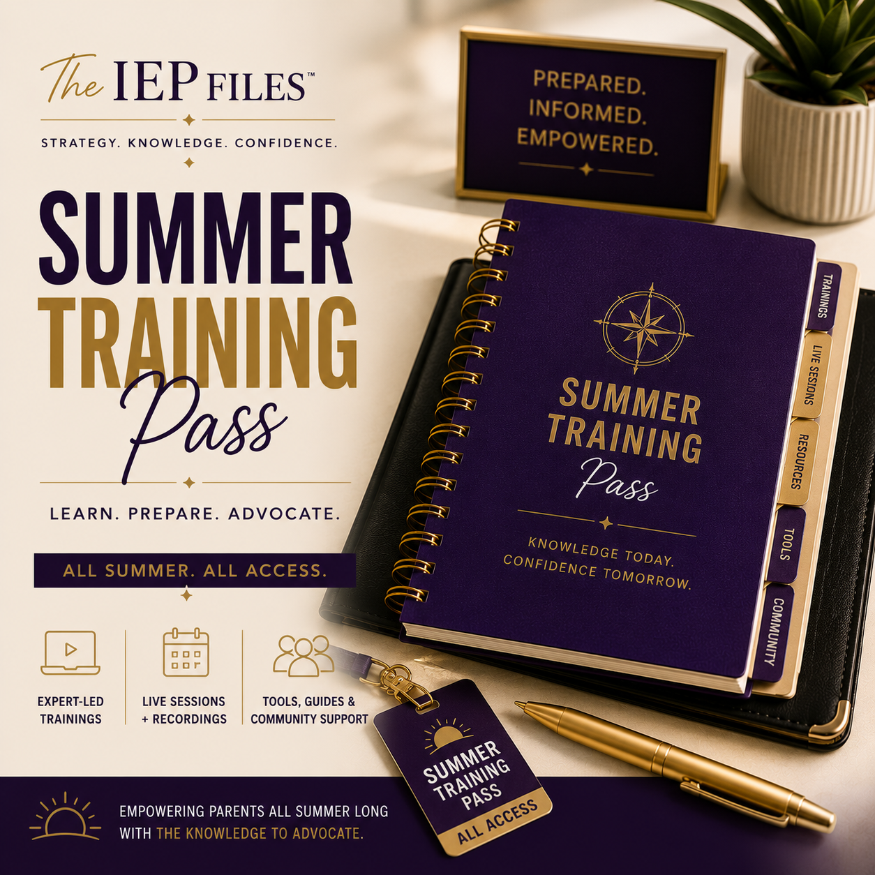 The IEP Files™ Summer Training Pass