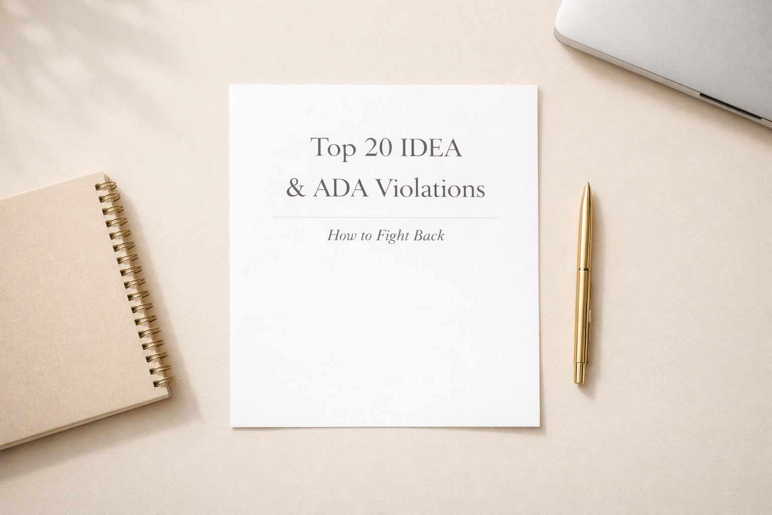 The IEP Files™: Top 20 IDEA & ADA Violations + How to Fight Back