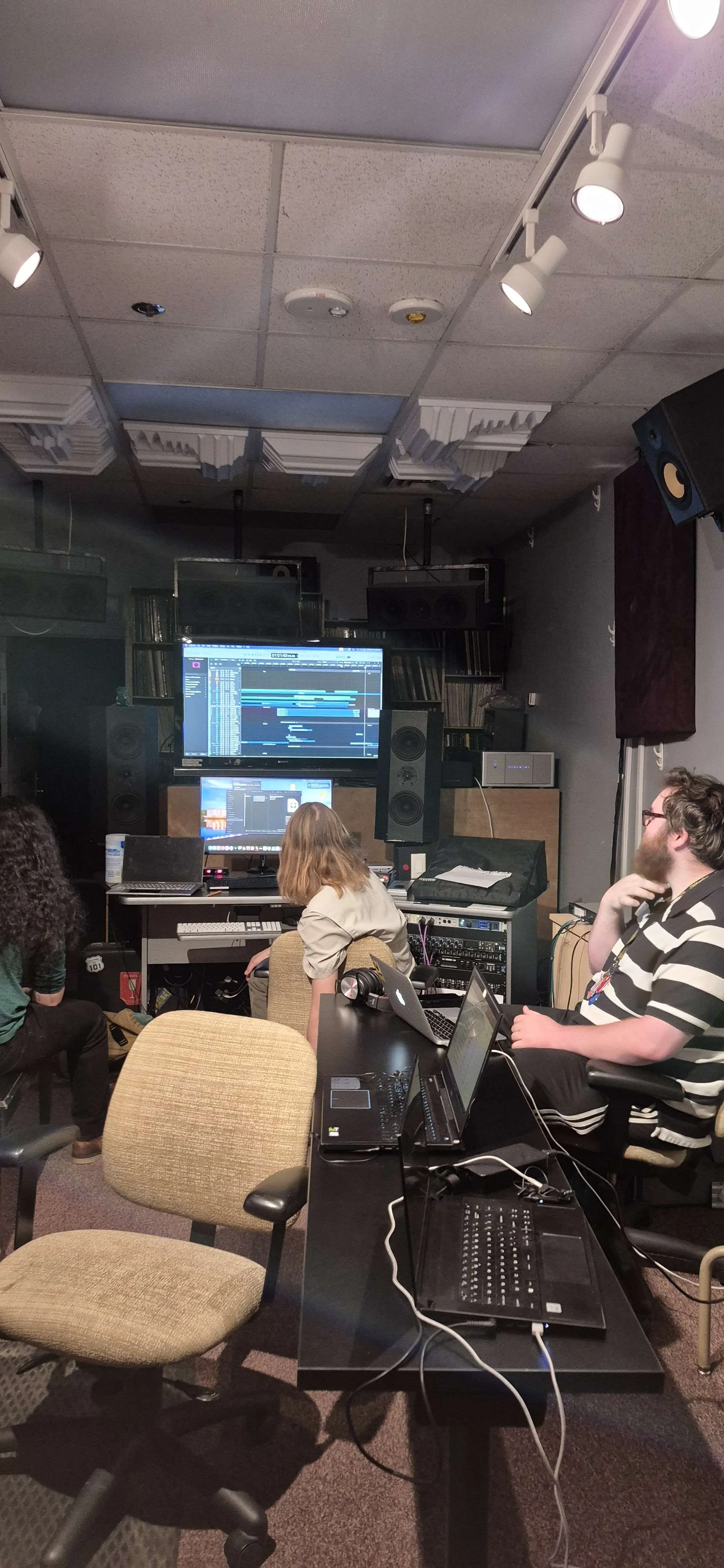 All of the team listening through our drafts