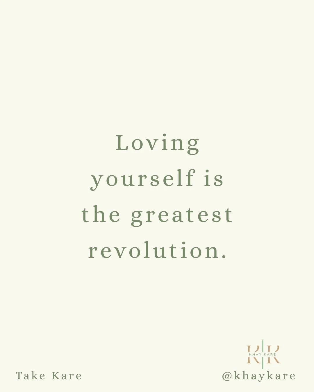 Loving yourself is the greatest revolution. Not the loud kind, but the quiet, brave decision to choose yourself again and again. Healing begins within.🔁💝

#ArtofKare #KareCommunity #KhayKare #TakeKare