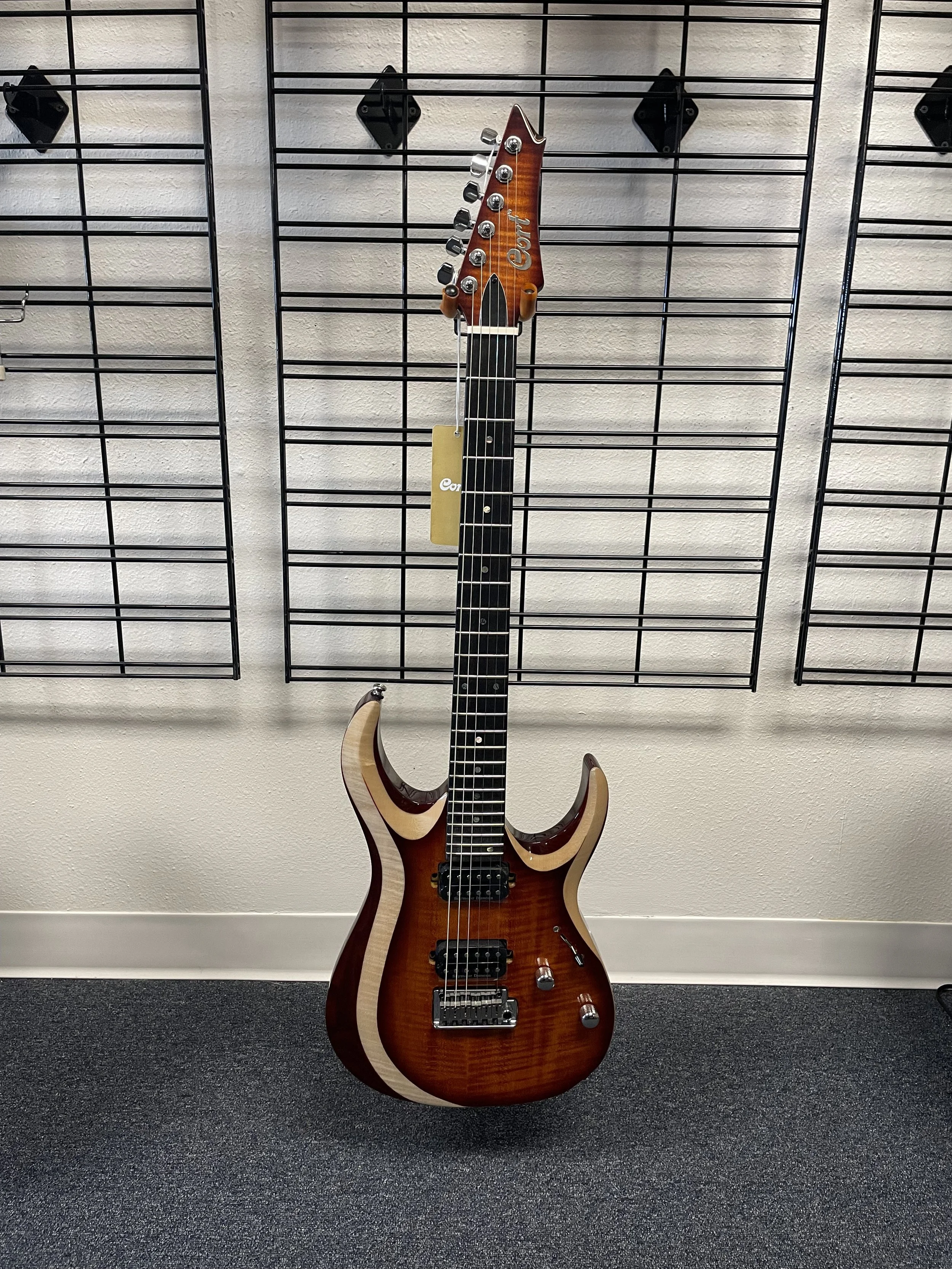 $949    Cort X700 Duality, Flame Maple Top, Swamp Ash Body, Seymore Duncan Double Humbuckers, Antique Vintage Finish