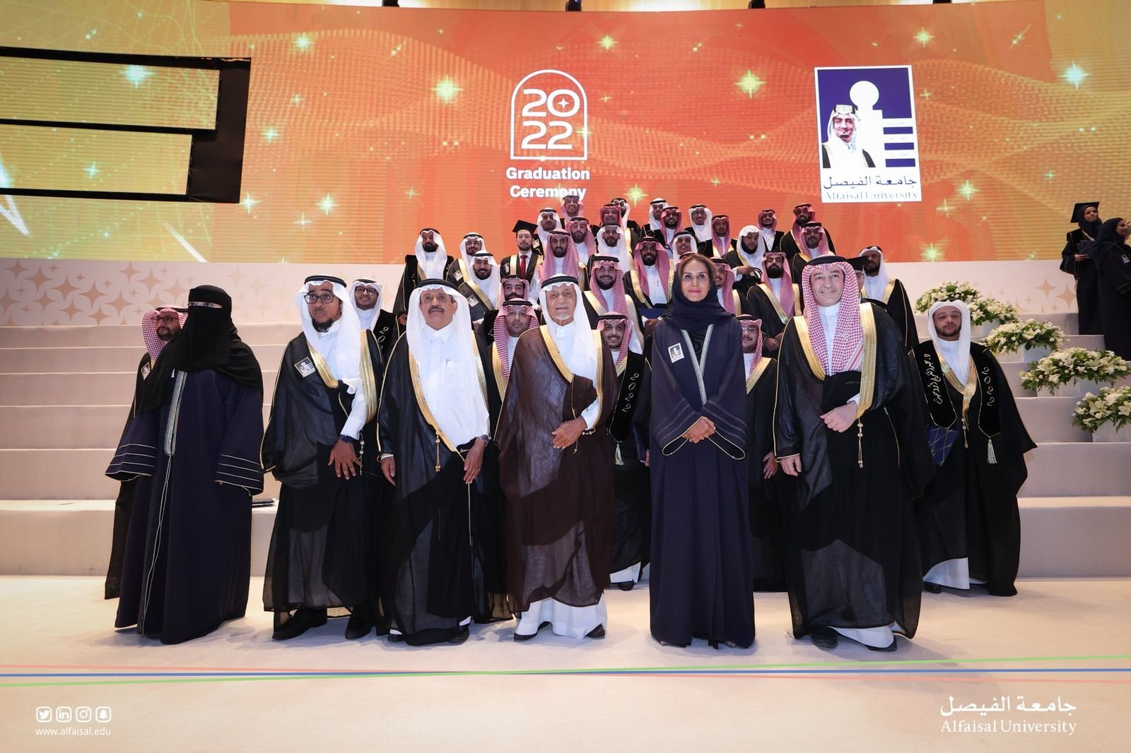 حفل التخرج لمرحلة الماجستير بحضور ورعاية
صاحب السمو الملكي الأمير تركي الفيصل آل سعود
