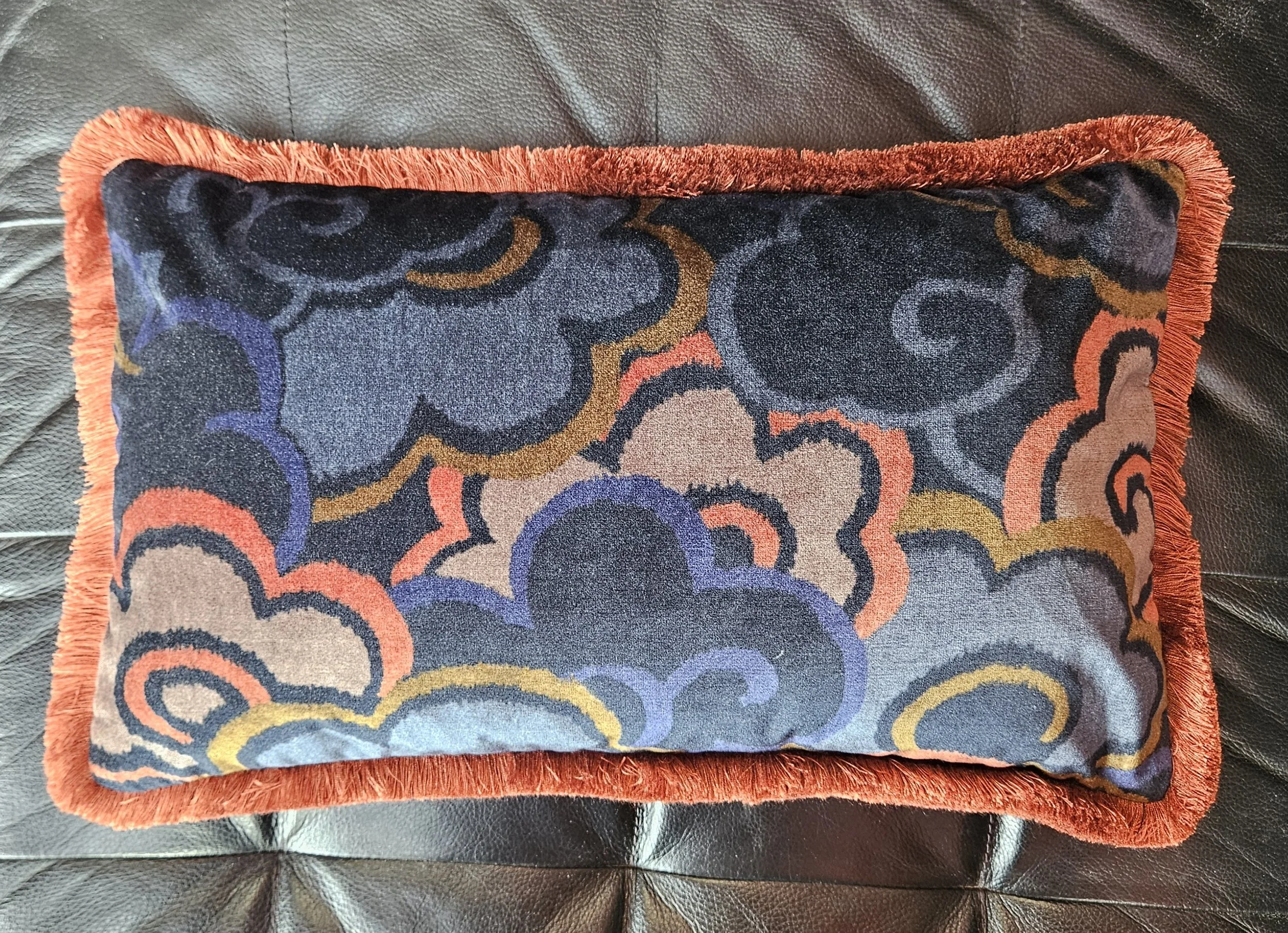Kimono - velvet cushion, rectangle