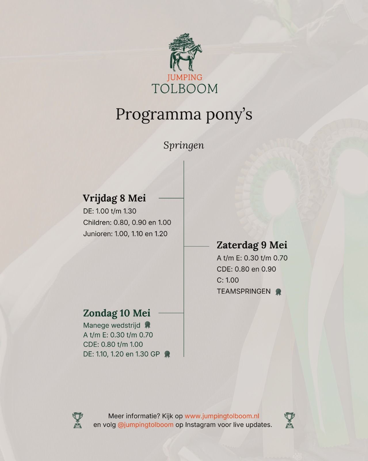 Programma pony's 2026