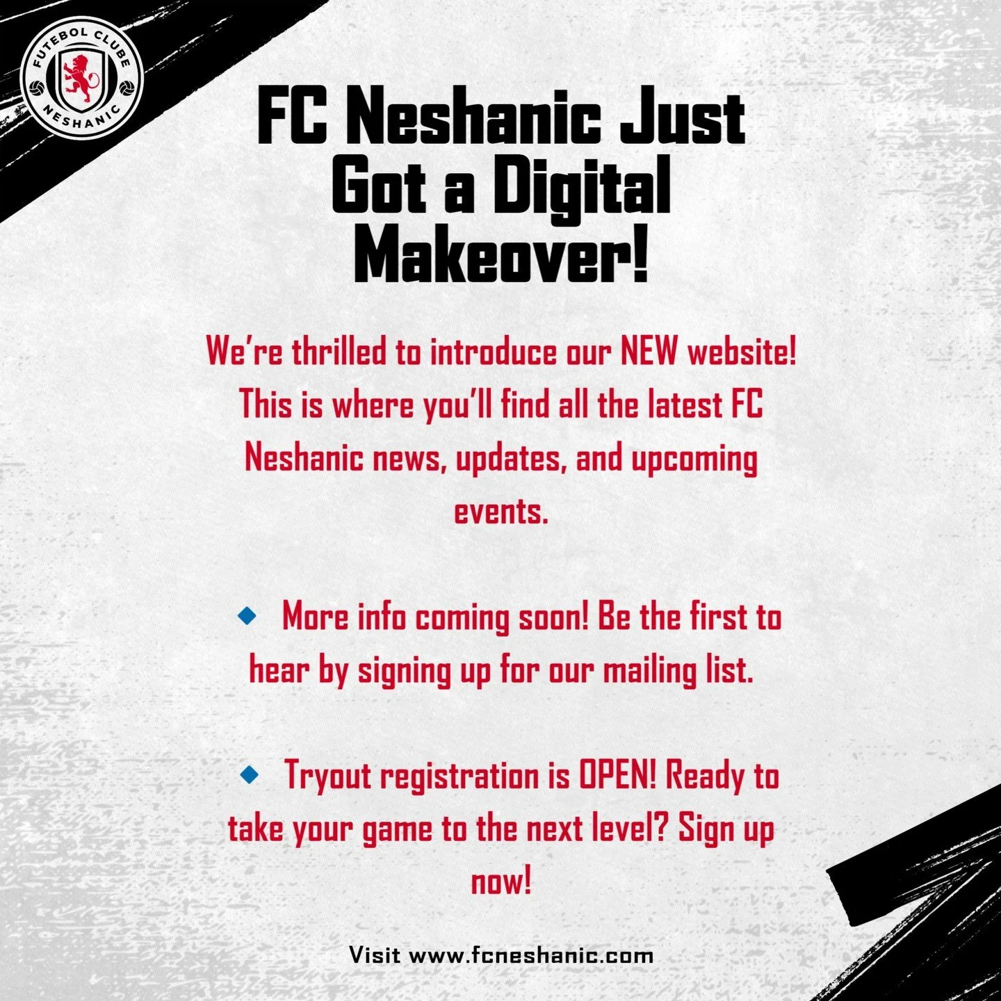 🚀 We&rsquo;ve Got a New Look! 🚀

Our brand-new website is here, and we&rsquo;ve got more exciting updates coming soon! 🎉 Be the first to know&mdash;sign up for our mailing list to get the latest club news, events, and more straight to your inbox.
