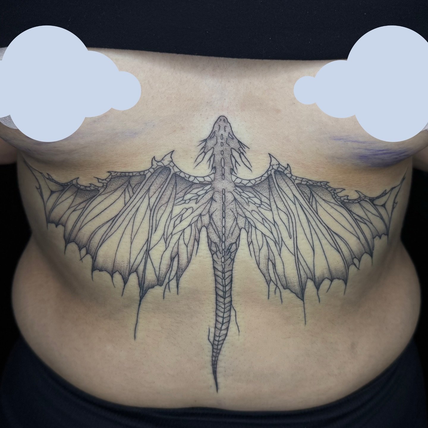 Loving how this dragon sternum piece turned out! Something about all those lines and some soft shading 🤲

Thanks for looking 🫶
Booking May/June
Likes and Shares are appreciated 🖤

#ink #tattoos #femaletattooartist #coloradotattooartist #lovelandta