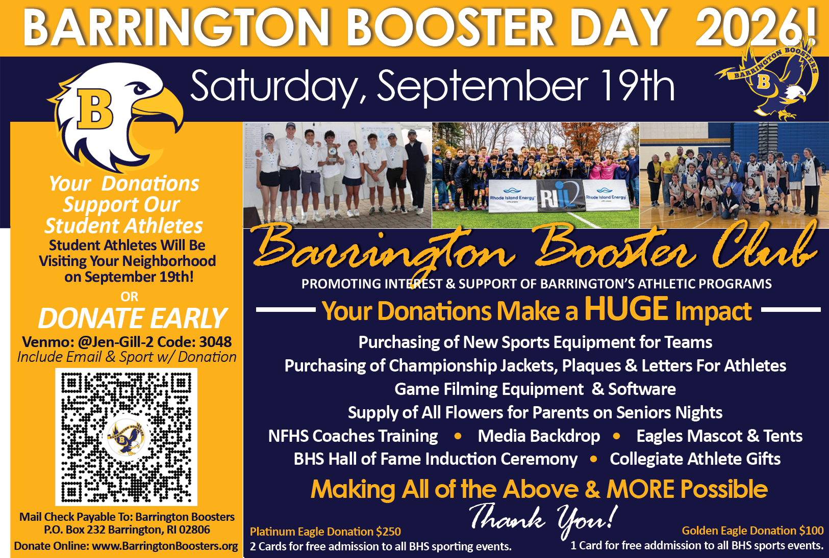 Barrington Booster Day 2026