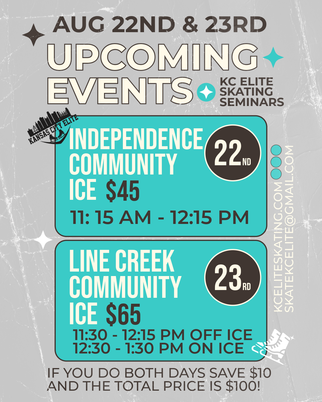 Aug 22nd and 23rd KC Elite Seminar