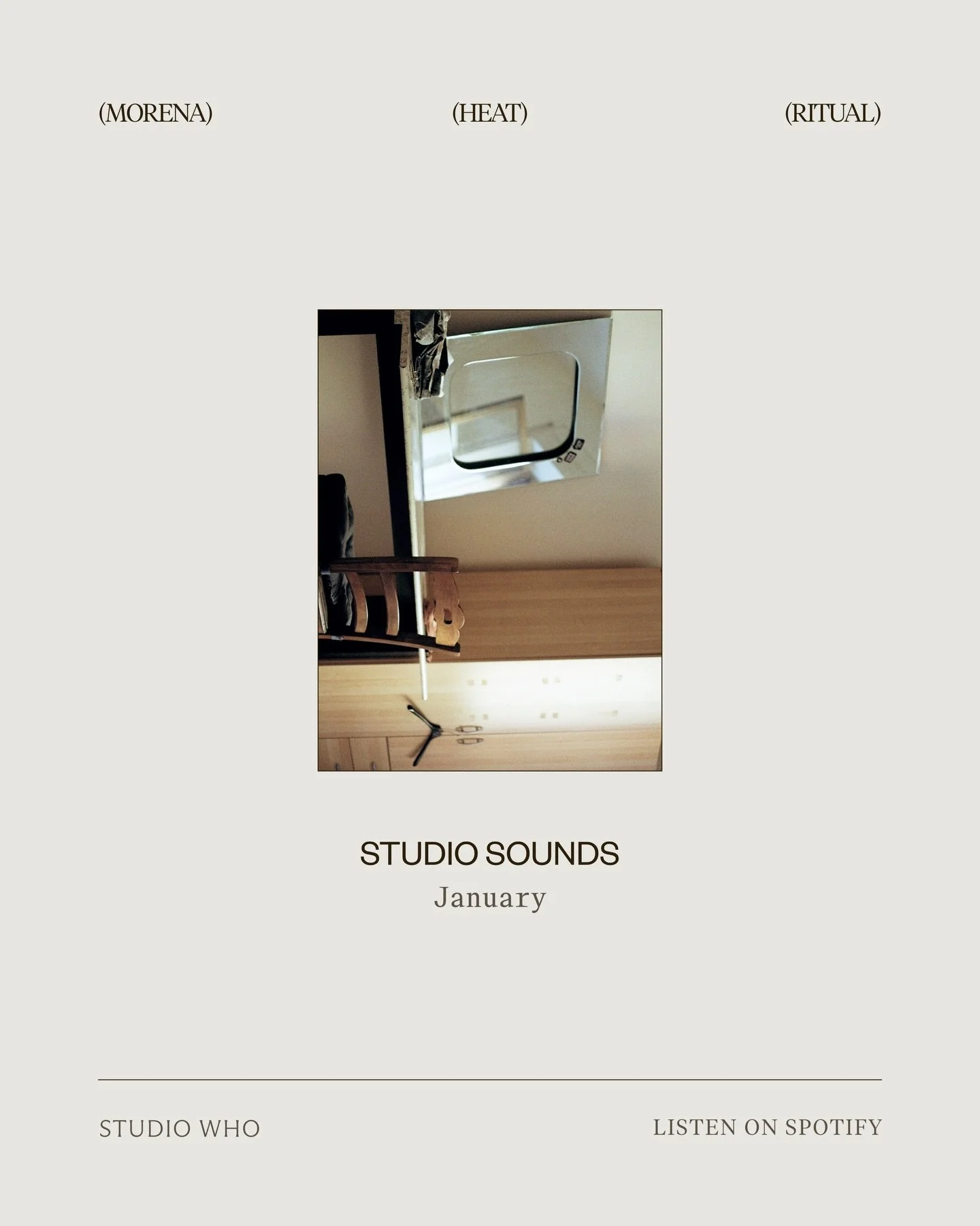 STUDIO SOUNDS VOL 1. (JANUARY)

Link to the Spotify playlist in bio :) 

Cover image from beautiful bedroom light in Napoli circa 2018