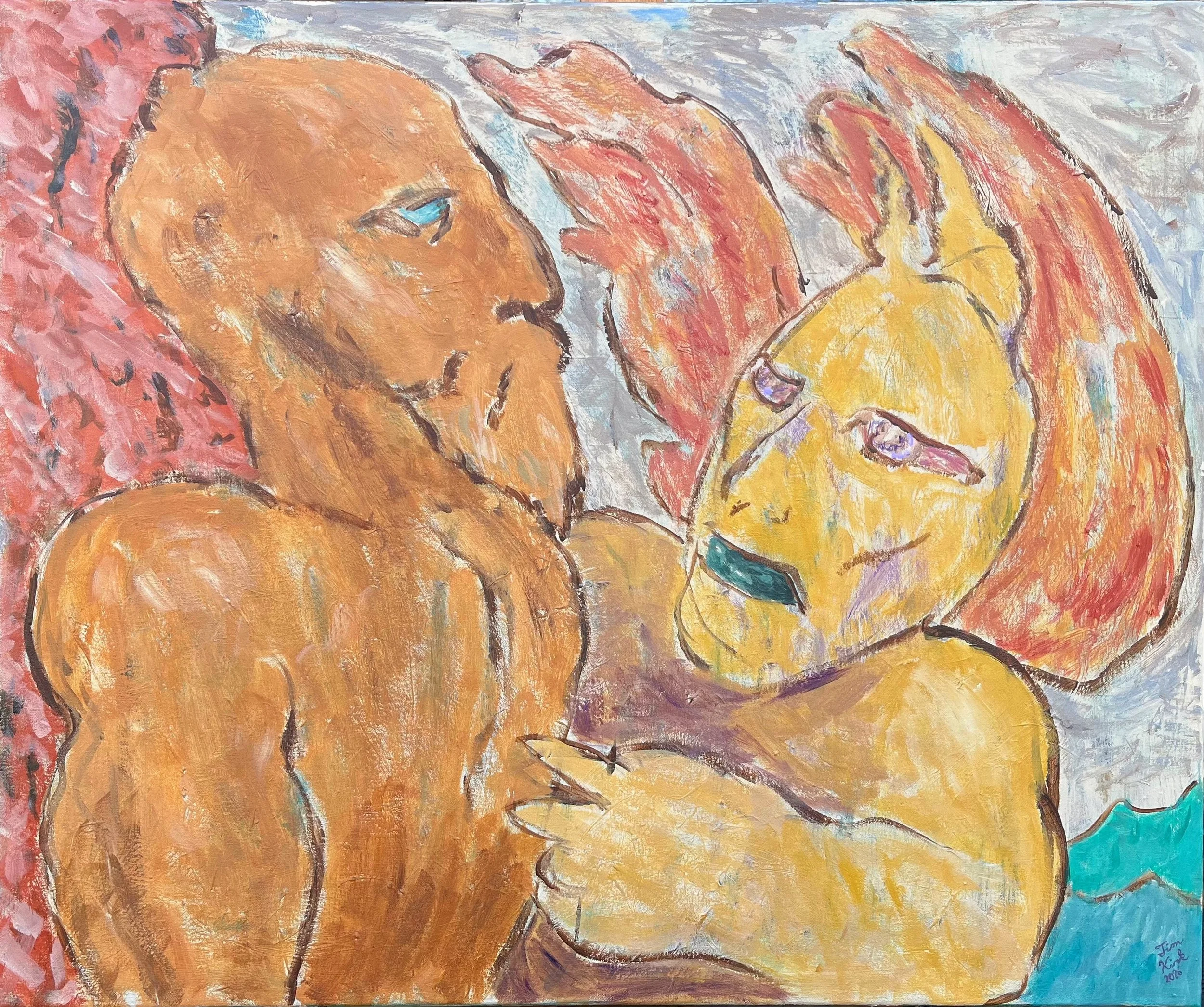 Freer Passage, 30" X 36", 2026, Acrylic on Canvas