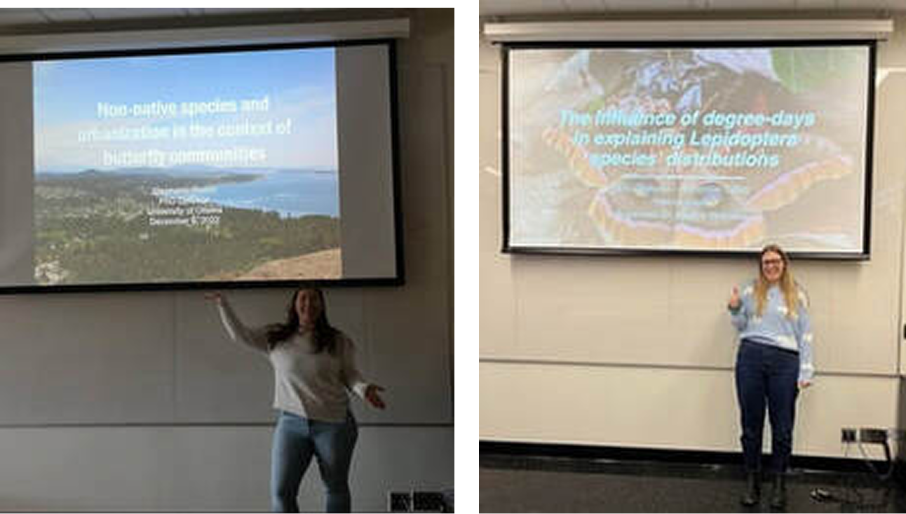 Congratulations to Dr. Steph Rivest and Hannah Keefe!