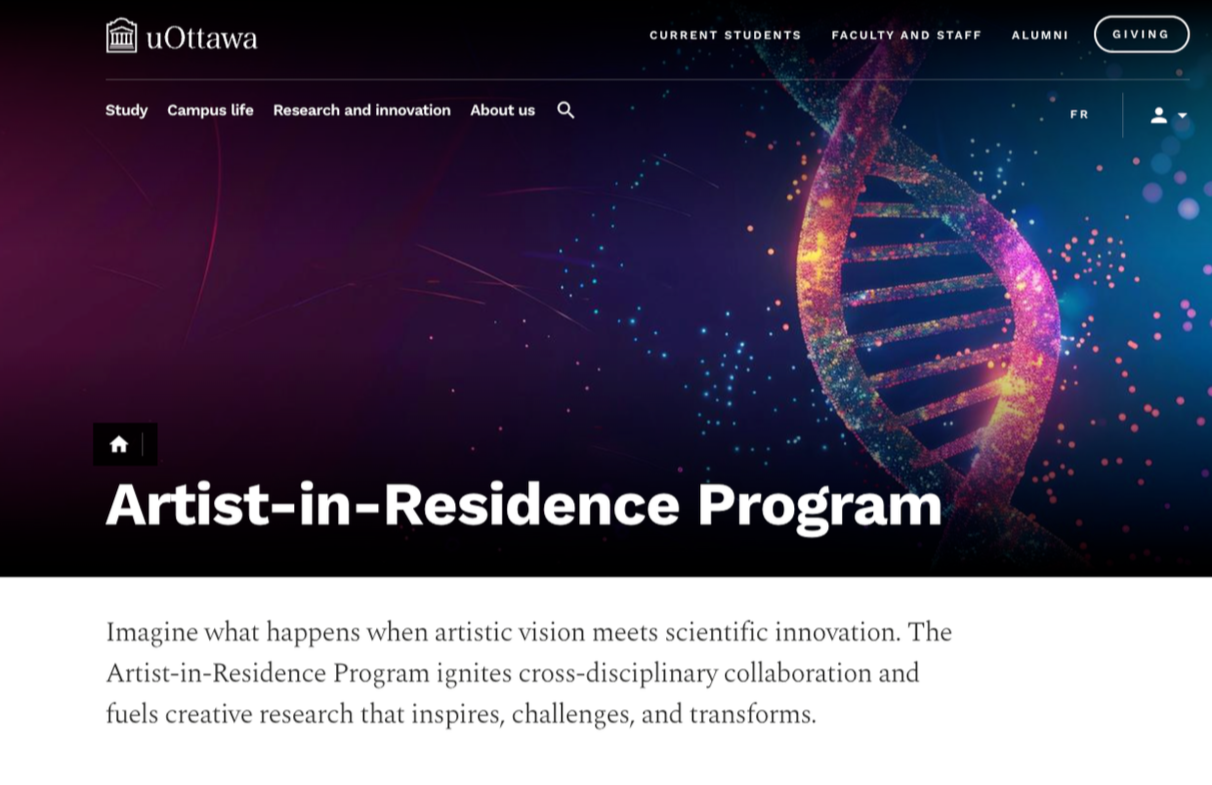 Artist-in-Residence Program launched!