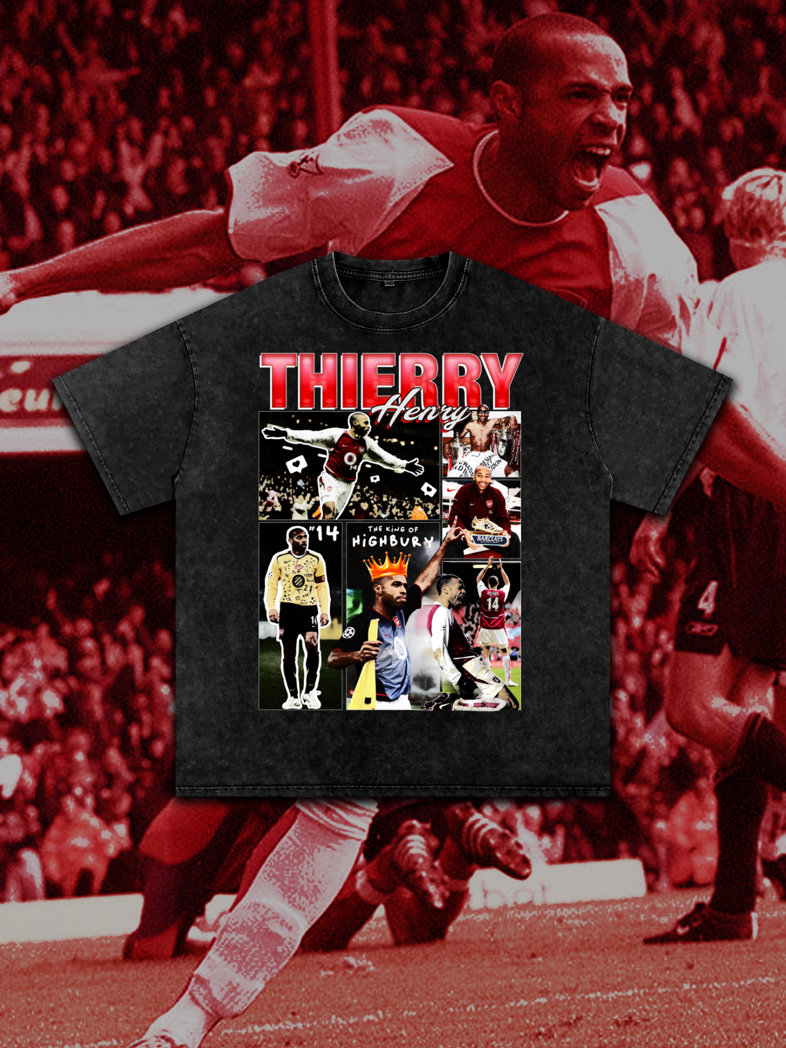 Thierry Henry 'King of Highbury' Tee