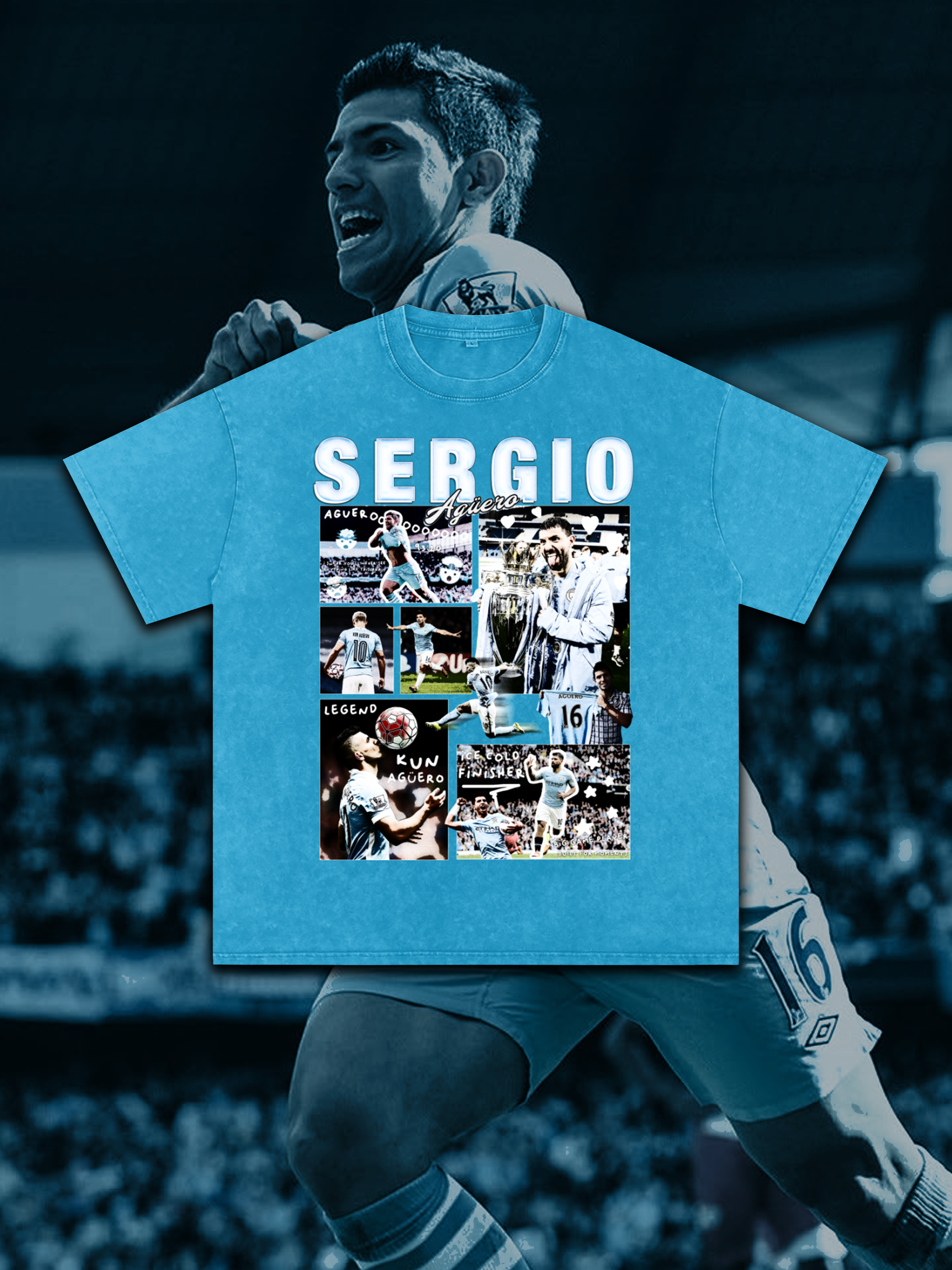 SERGIO AGUERO 'KUN' TEE