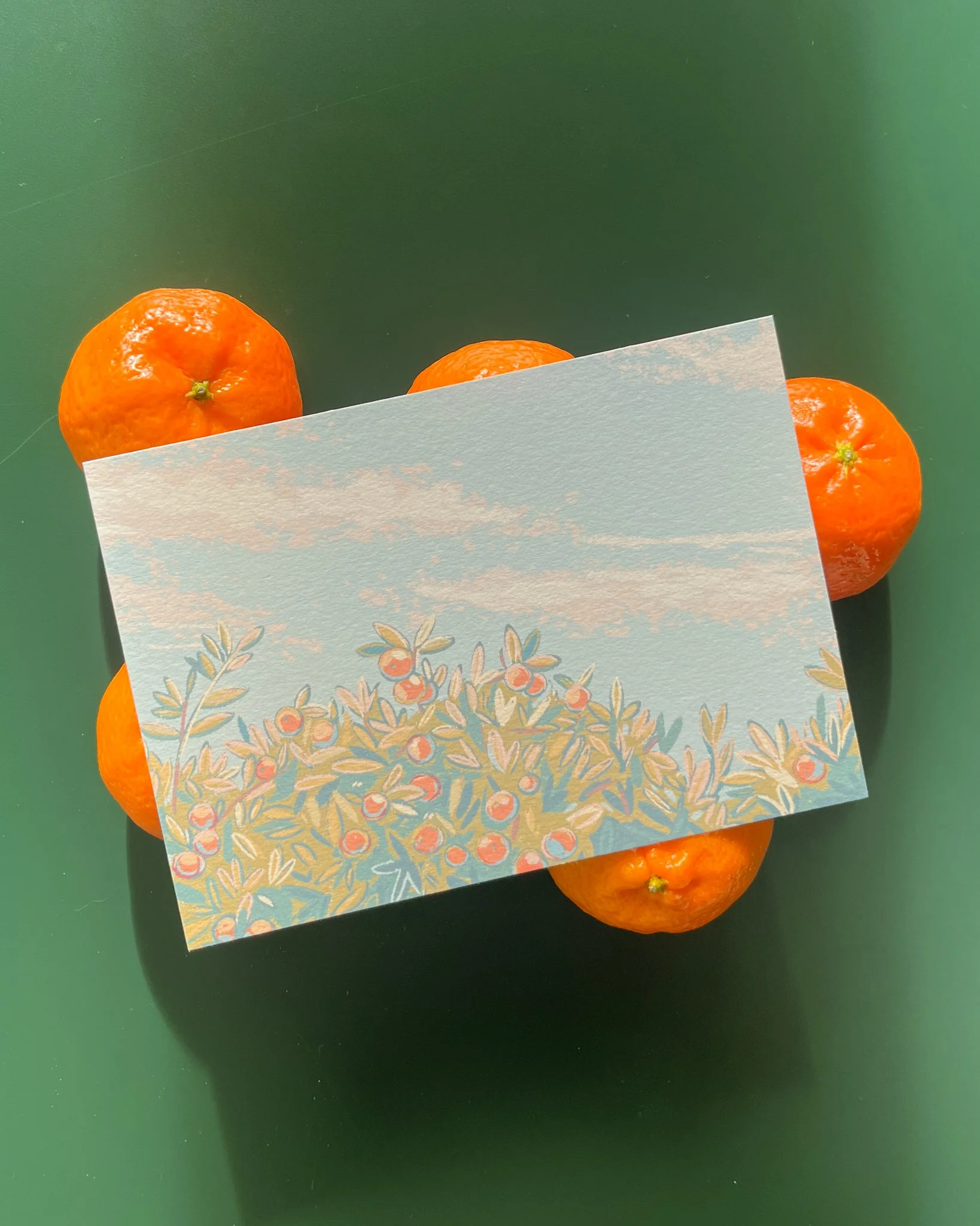 Oranges postcard