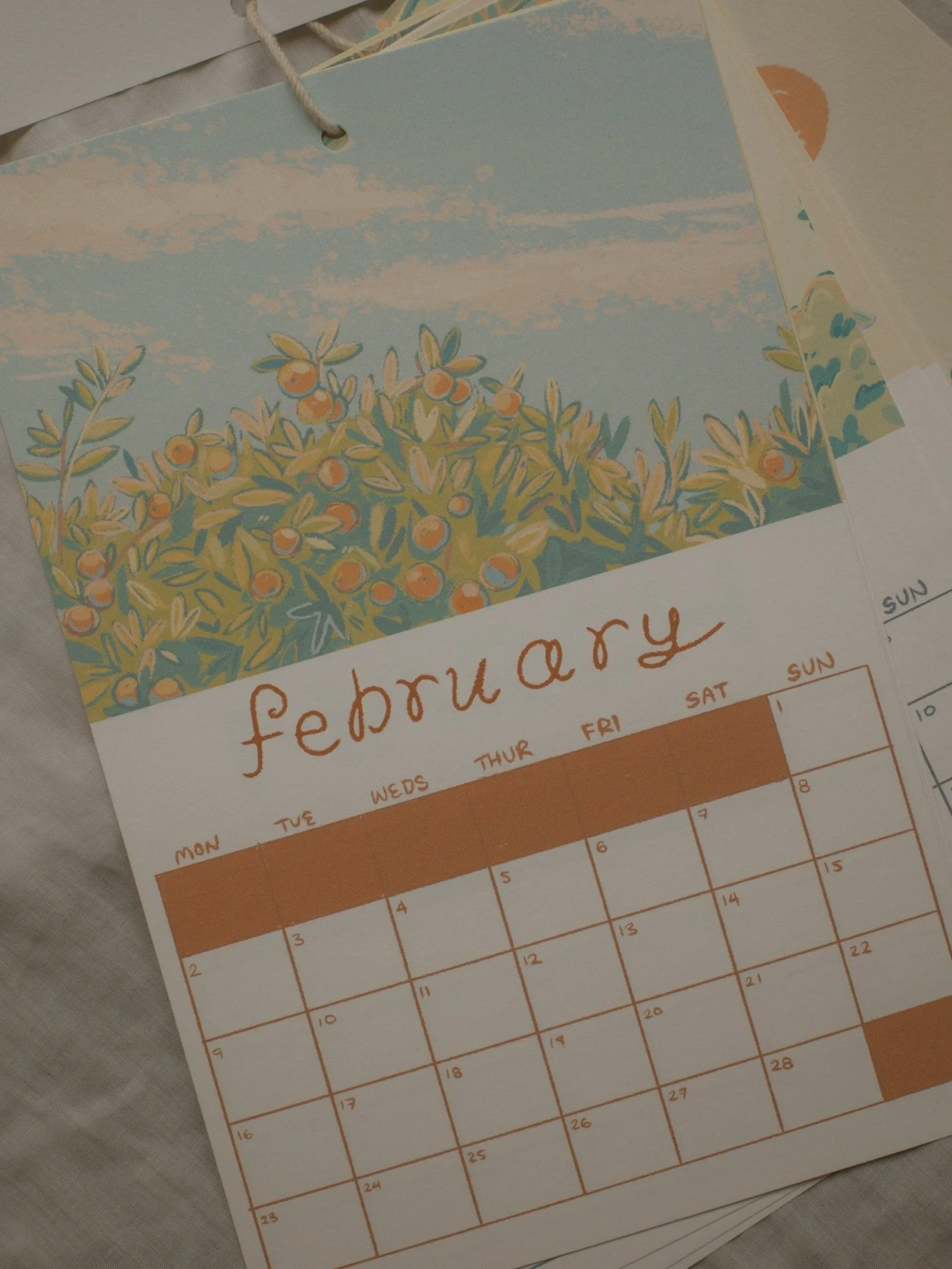 some of my favourite pages from my new calendar! 

these are now shipping out on demand (with a couple working days for me to pack) 💚 and will also be available @studioone.toitu on Saturday! 

aiming to have a few more goodies up in the shop (link i