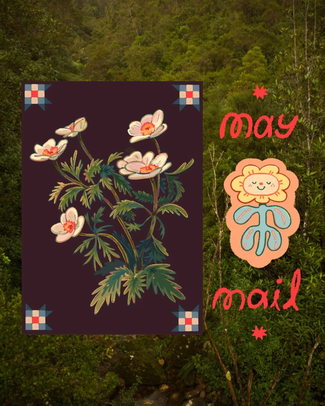 may mail club is here!

sign up now to get these florals (and a little lettter from me!) delivered to you via snail mail at the end of the month 🌼💌

link in bio :)