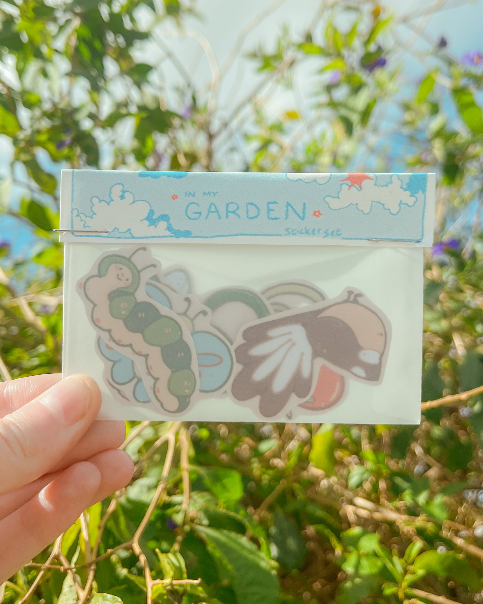 In my garden sticker set