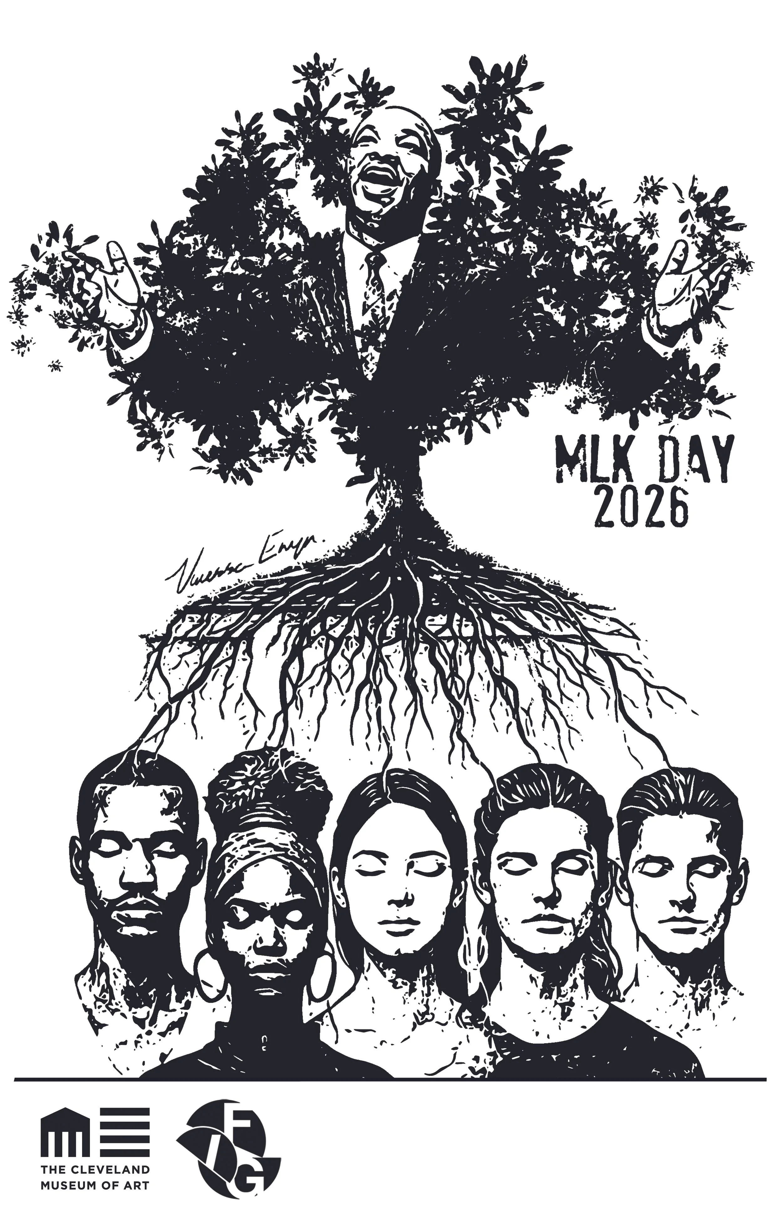 MLK Poster Design for The Cleveland Art Museum