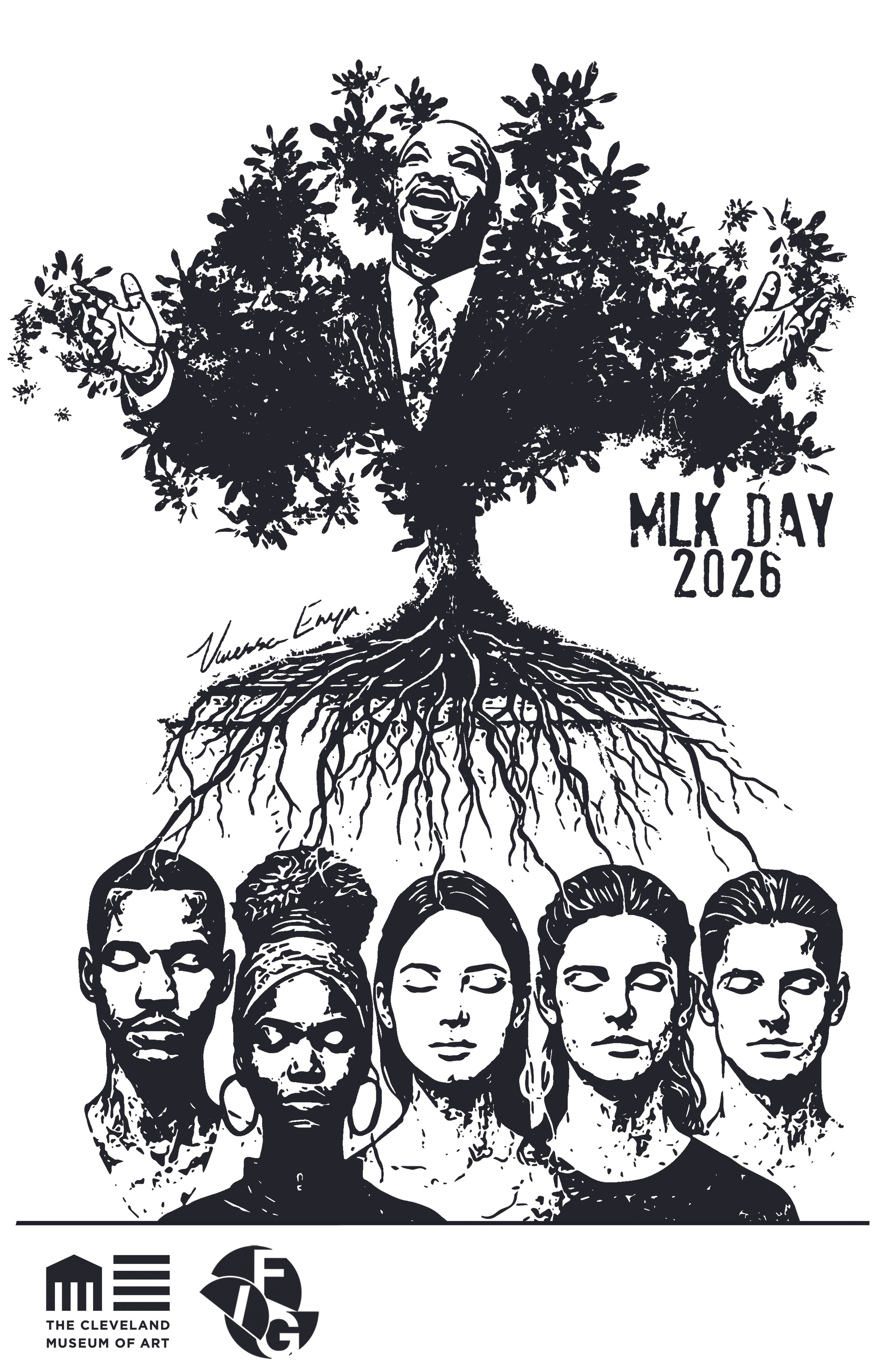 MLK Poster Design for The Cleveland Art Museum