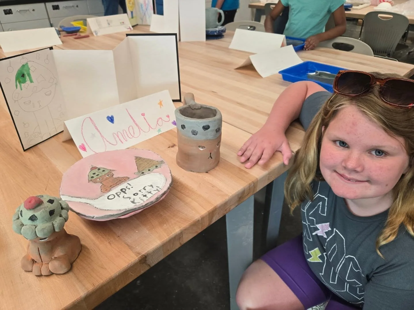 🎨 Week 1 of AAO Camp was fantastic! Students made artwork inspired by their characters, favorite animals, and nature! 

🎨 We ended the week with a parent open house and a studio tour. 

🎨 June 23-26 still has OPEN seats for ALL grades! Click the ?