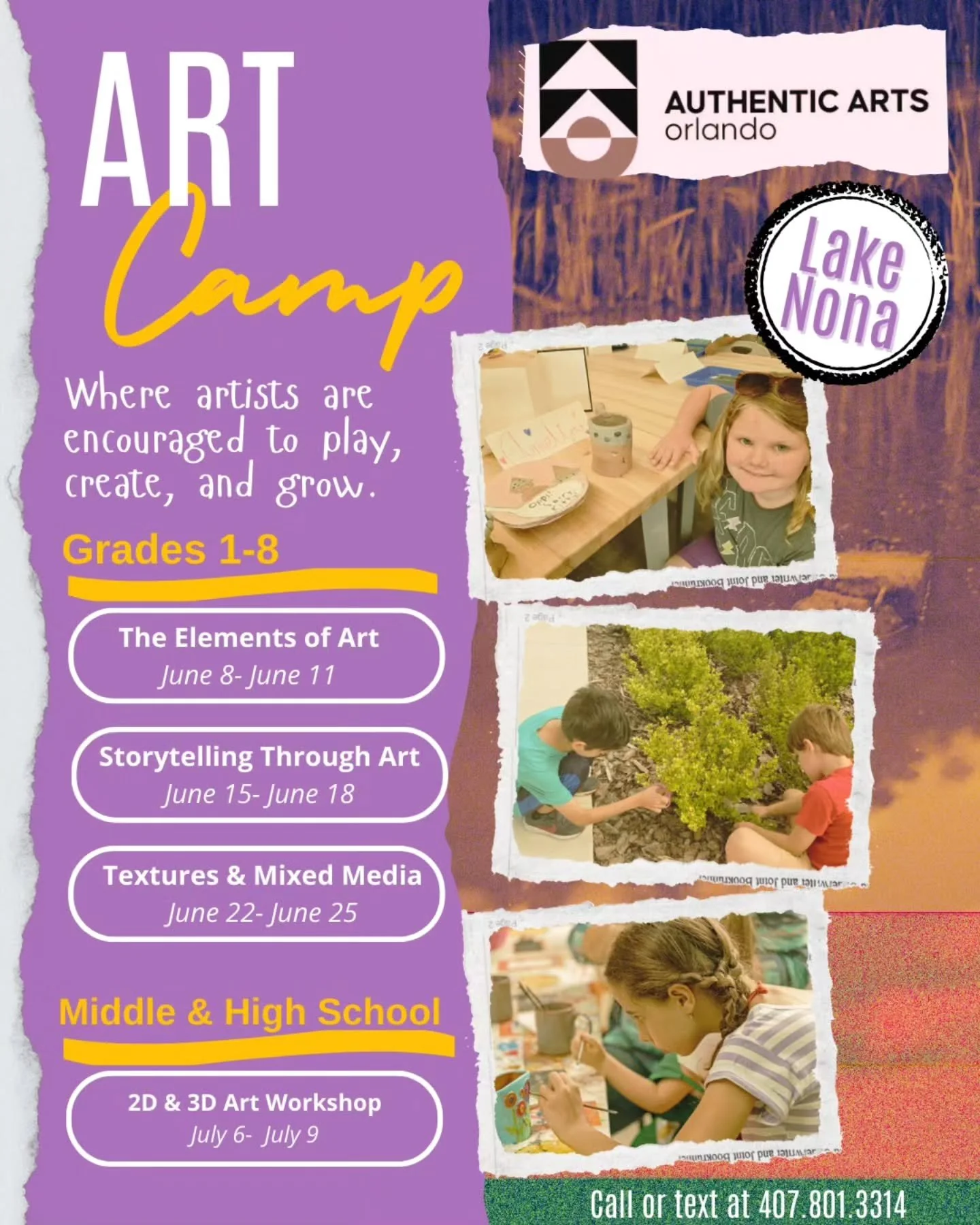 AAO is getting ready for Summer 2026!

☀️ FULL day camp from 9am - 4pm
☀️ Located in Lake Nona, Innovation High School 
☀️ Grades 1 - 8 in June
☀️ Middle and High School Workshop in July 
☀️ ALL skills and levels are welcome!

See you this summer 😎
