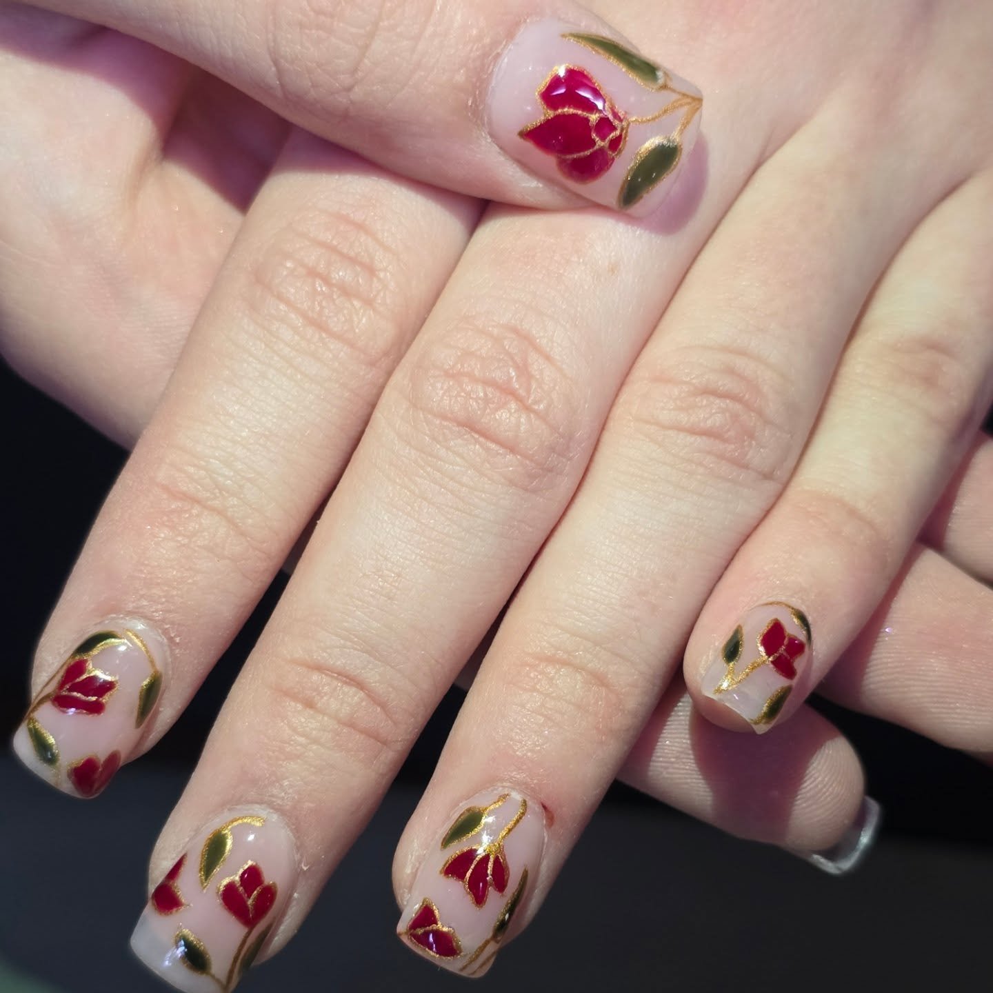 My sister came in and got these beautiful nails.