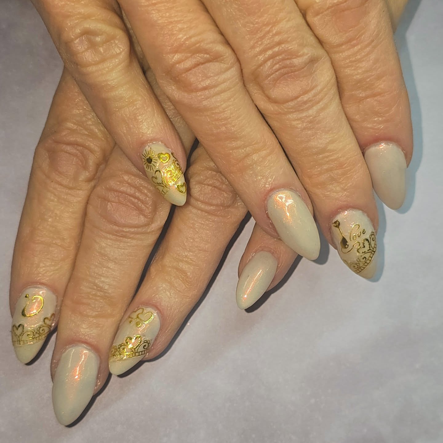 Nails as bright as the sun, just gorgeous!