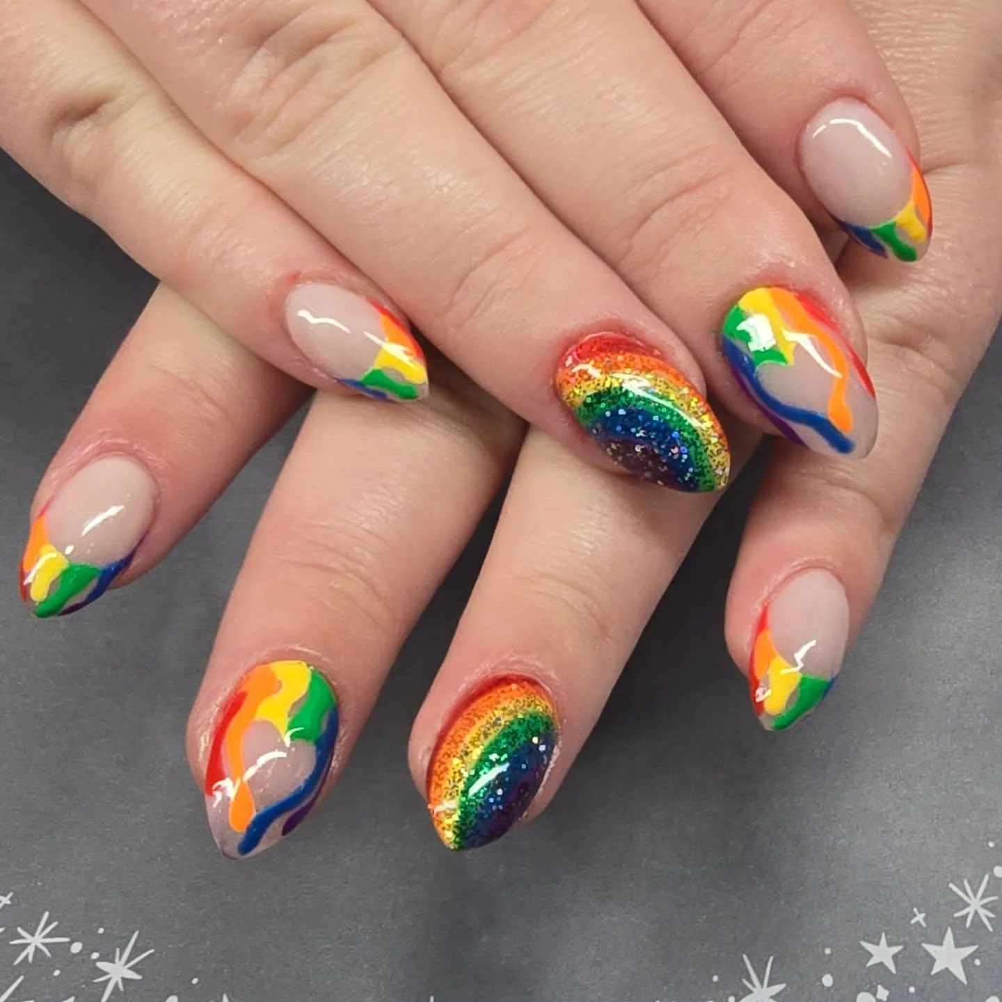 Happy Pride everyone! I did these on myself. What do you think?
