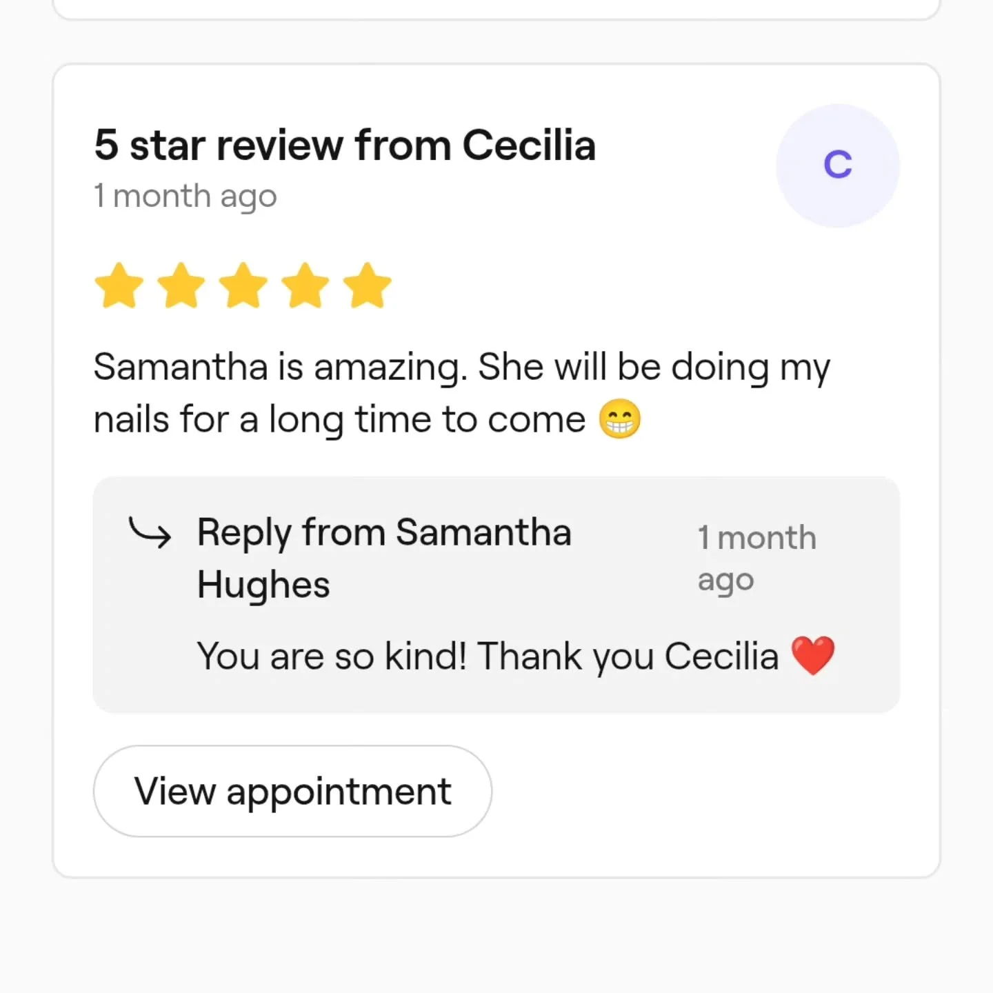 Another amazing review thank you so very much ❤️ 
Space is filling up, schedule at sasconails.com 

#nail #nails #nailsnailsnails #nailart #naildesign #nailaddict #naildesigns #naillove #nailjunkie #art #artist #nailtech #nailtechnician #nailtechlife
