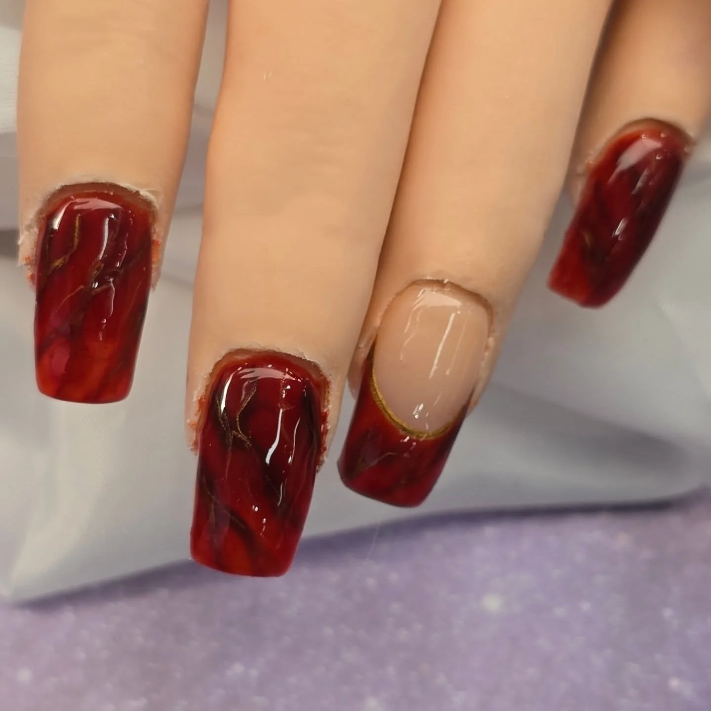 Glossy or Matte? Let me know what you think 😉 
Space is filling up, schedule at sasconails.com 

#nail #nails #nailsnailsnails #nailart #naildesign #nailaddict #naildesigns #naillove #nailjunkie #art #artist #nailtech #nailtechnician #nailtechlife #